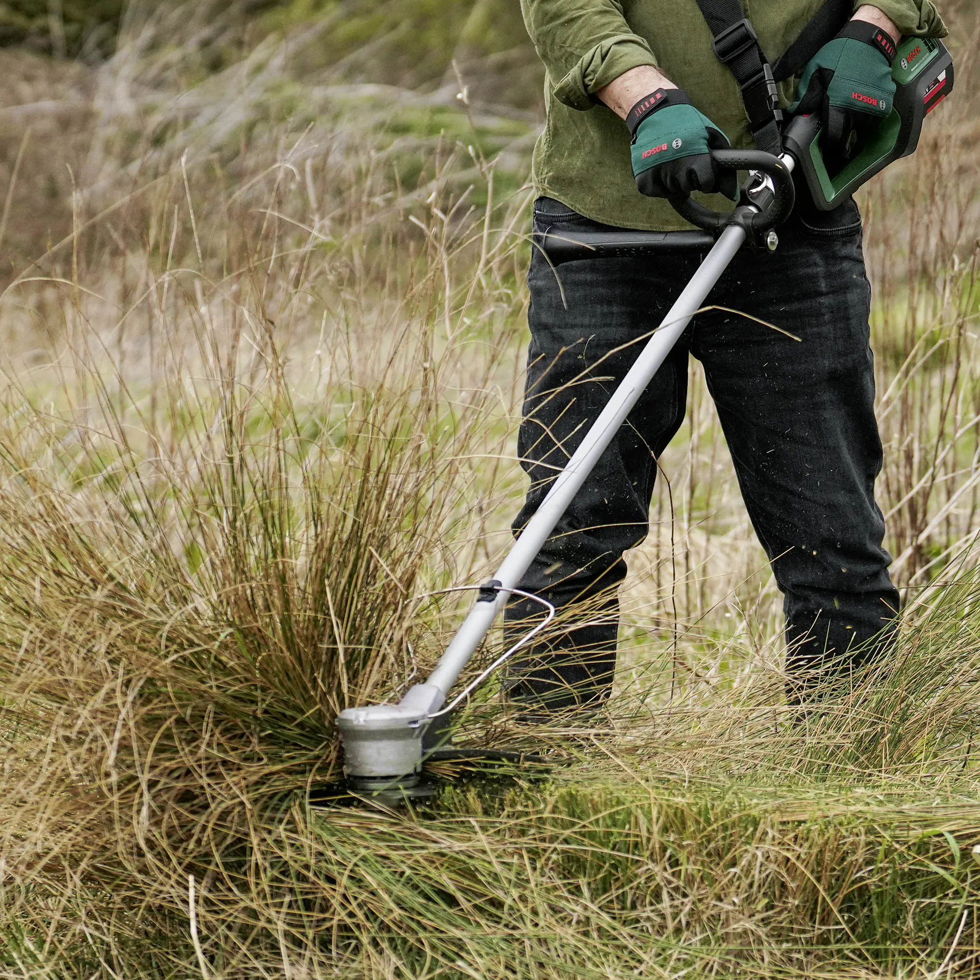 Bosch Akku-Rasentrimmer AdvancedBrushCut 36V-23 Solo 23 / 33 cm Schnittkreis