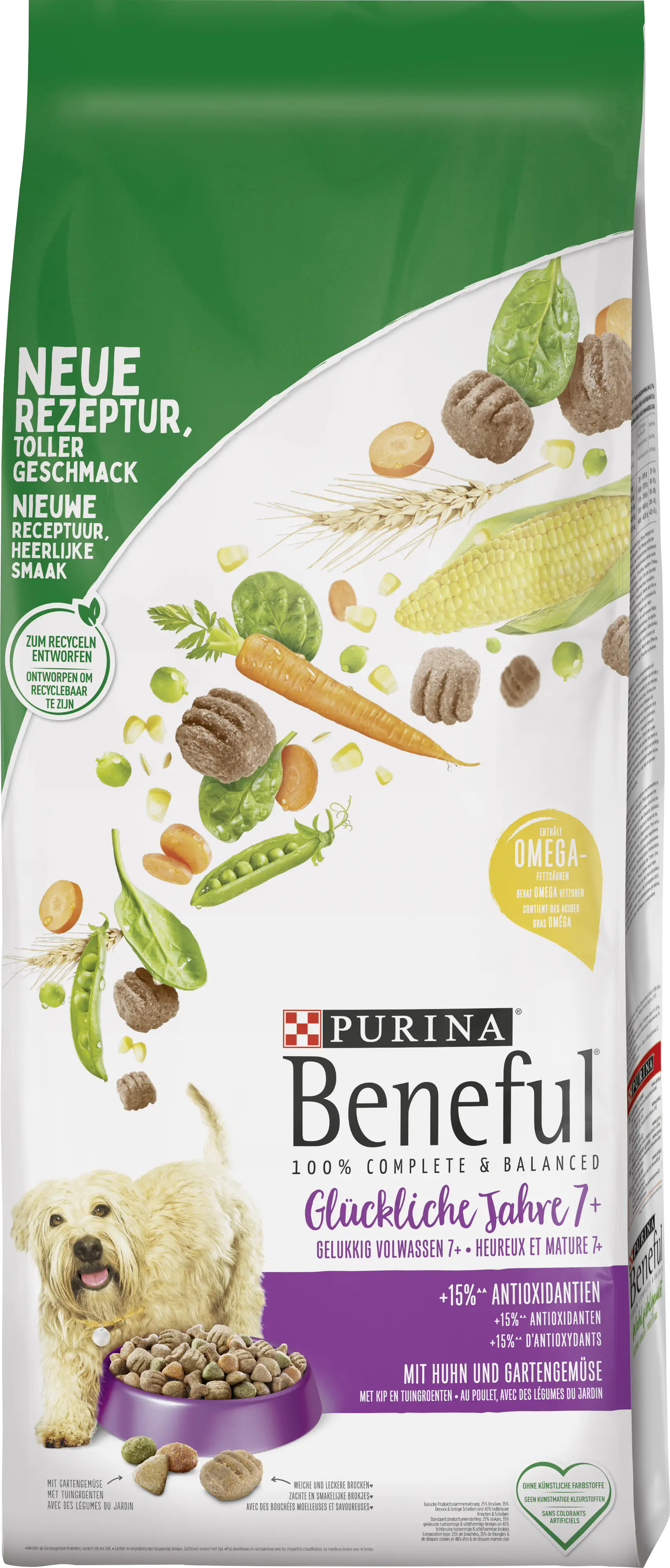 Beneful Hundefutter Glückliche Jahre 7+ mit Huhn und Gartengemüse 12 kg Beneful Hundefutter Glückliche Jahre 7+ mit Huhn und Gartengemüse 12 kg