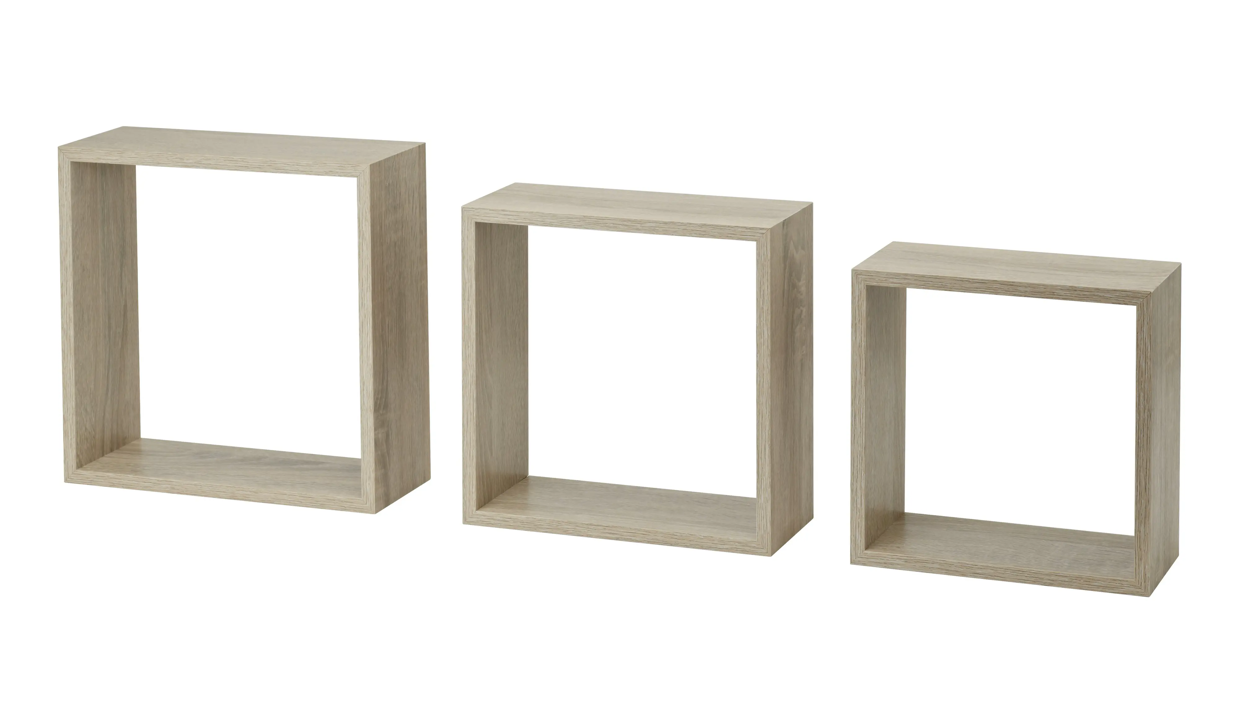 Dolle Würfelregal Frame 30 x 30 cm Eiche vintage 3er-Set