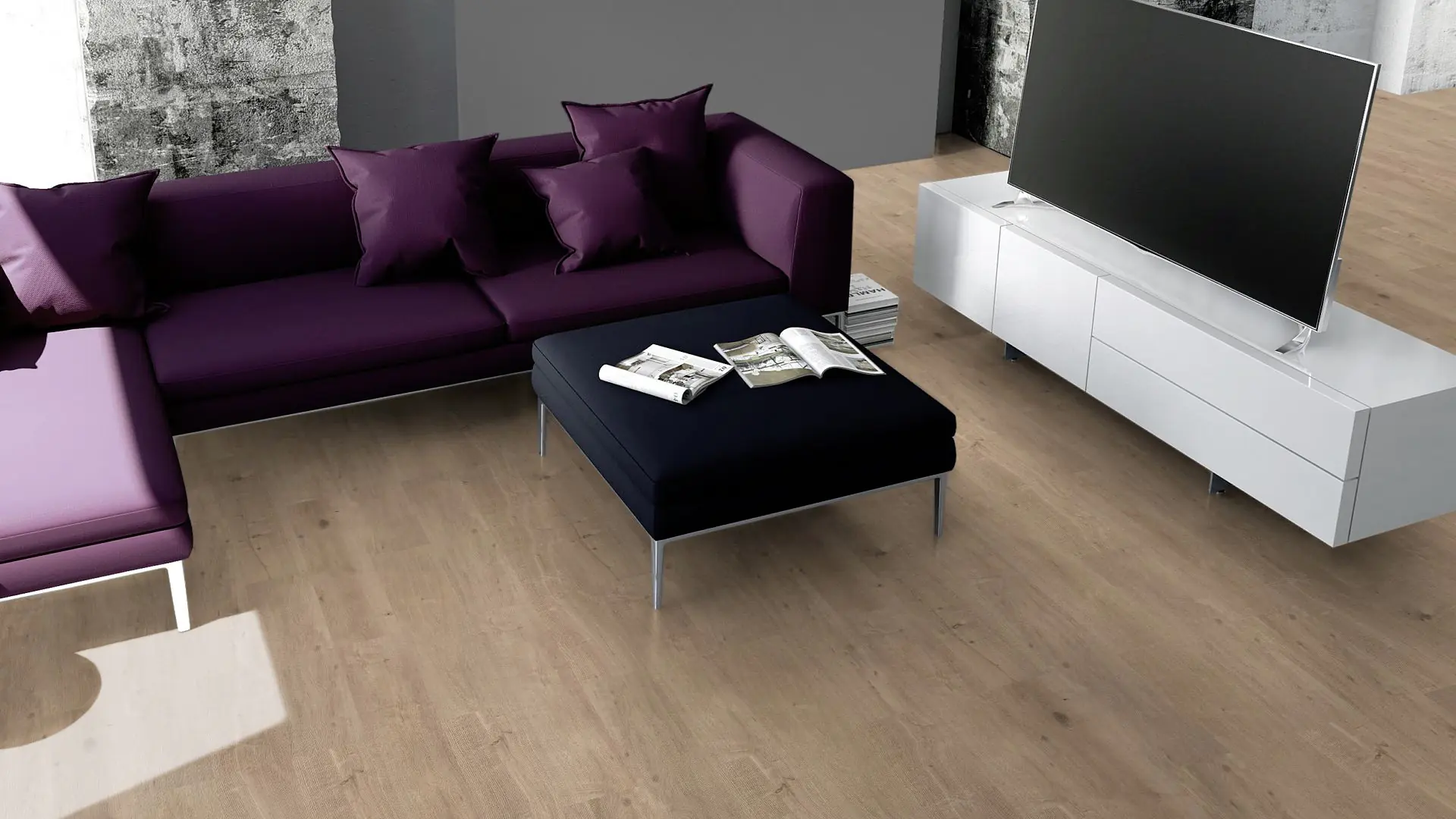 Classen Laminat 7 mm 4V 128,6 x 19,4 cm 7 mm Eiche natur