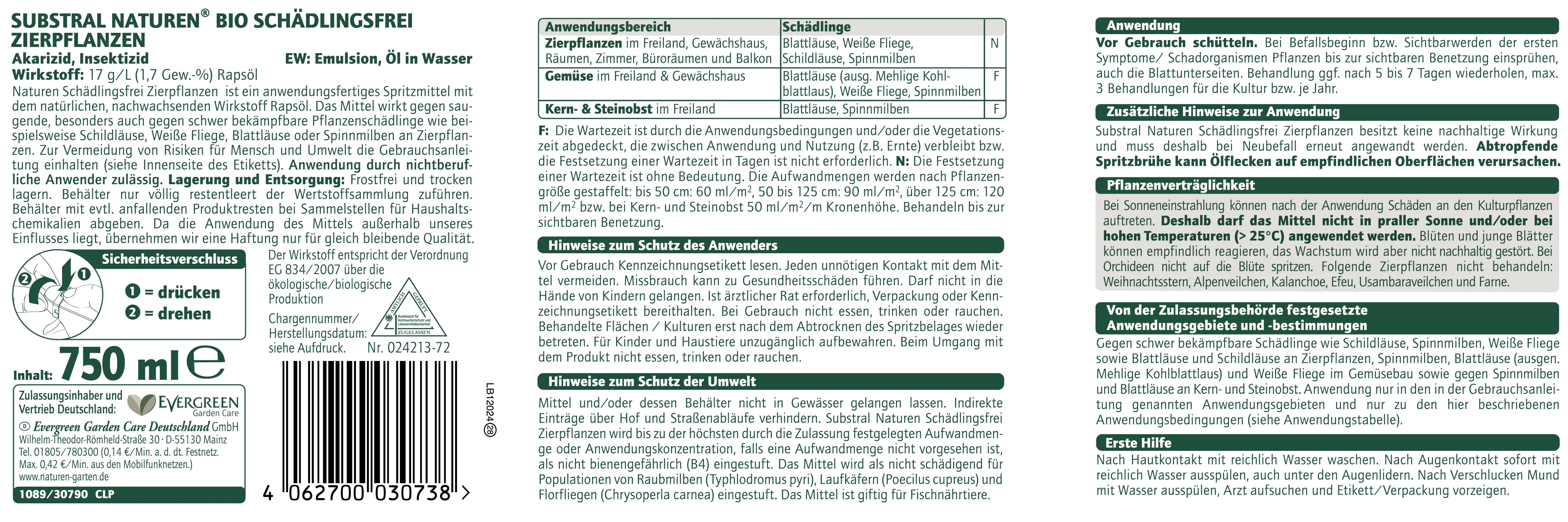 4062700030738_1 Naturen Schädlingsfrei Zierpflanzen 750 ml
