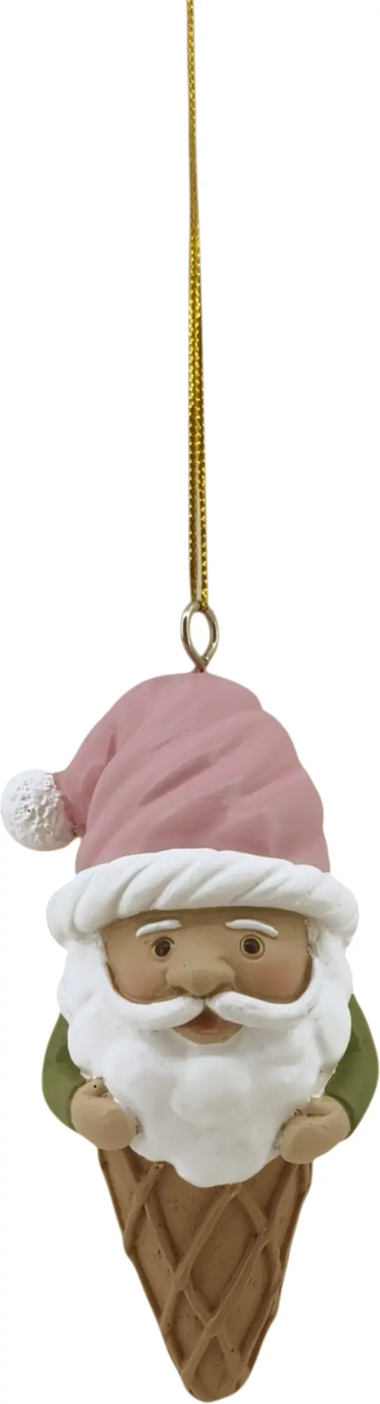  Deko Anhänger Weihnachtsmann 11,5 x 4,5 x 6,5 cm bunt