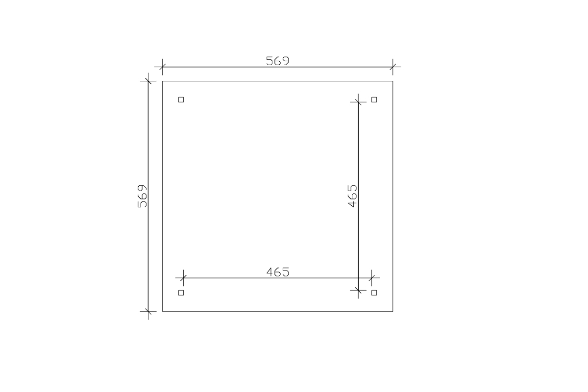 SKAN HOLZ Pavillon Cannes 4 Leimholz, natur