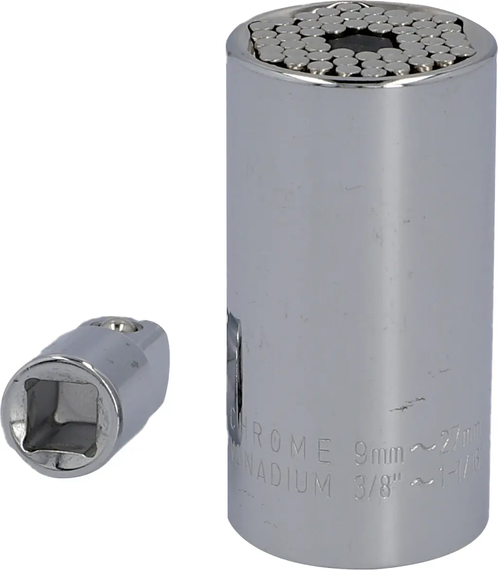 Cartrend Universal Stecknuss 9-27 mm mit Adapter