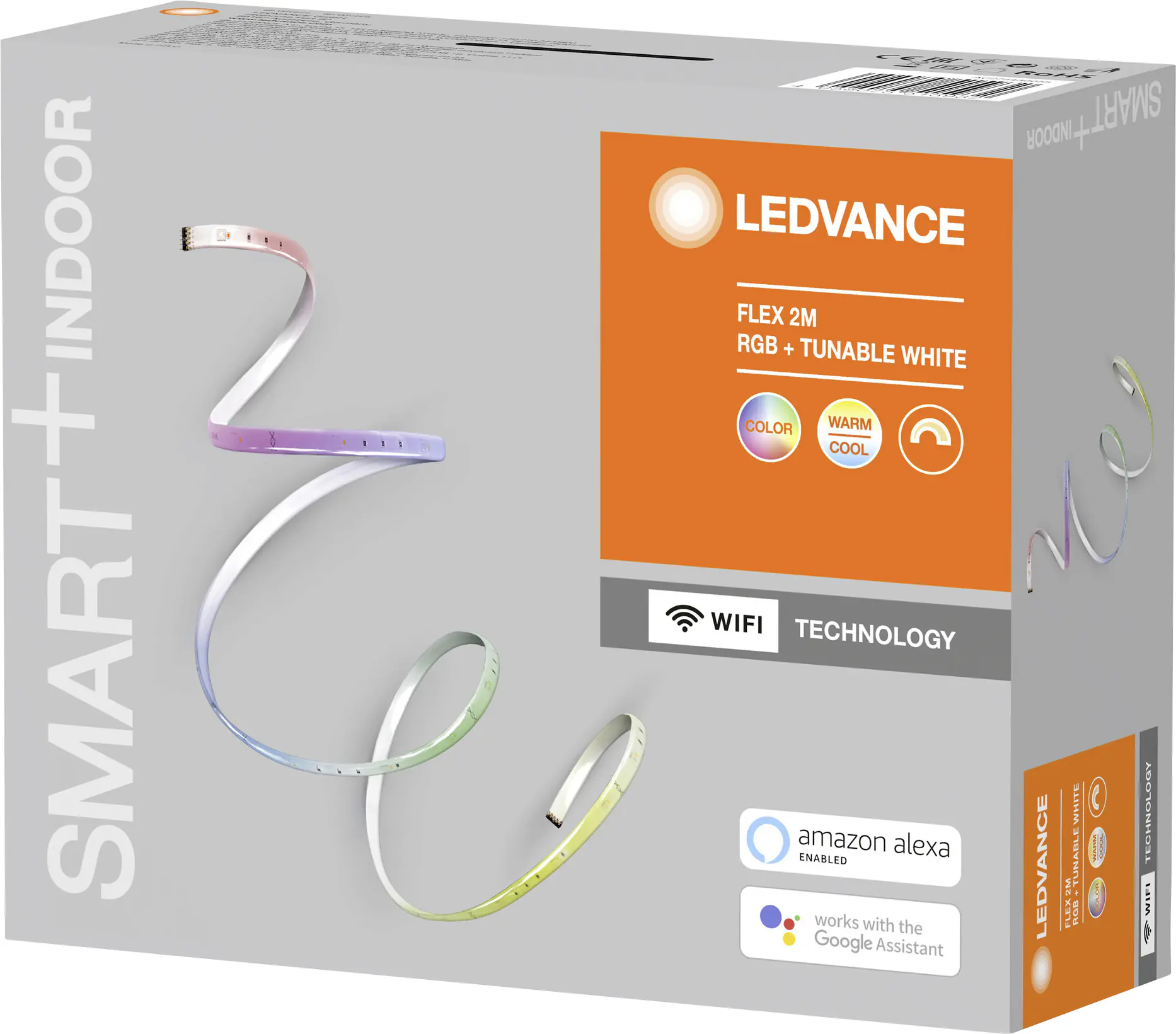 Ledvance Smart+WiFi LED Lichtband Flex RGBW transparent 2 m 8,5 W RGBW