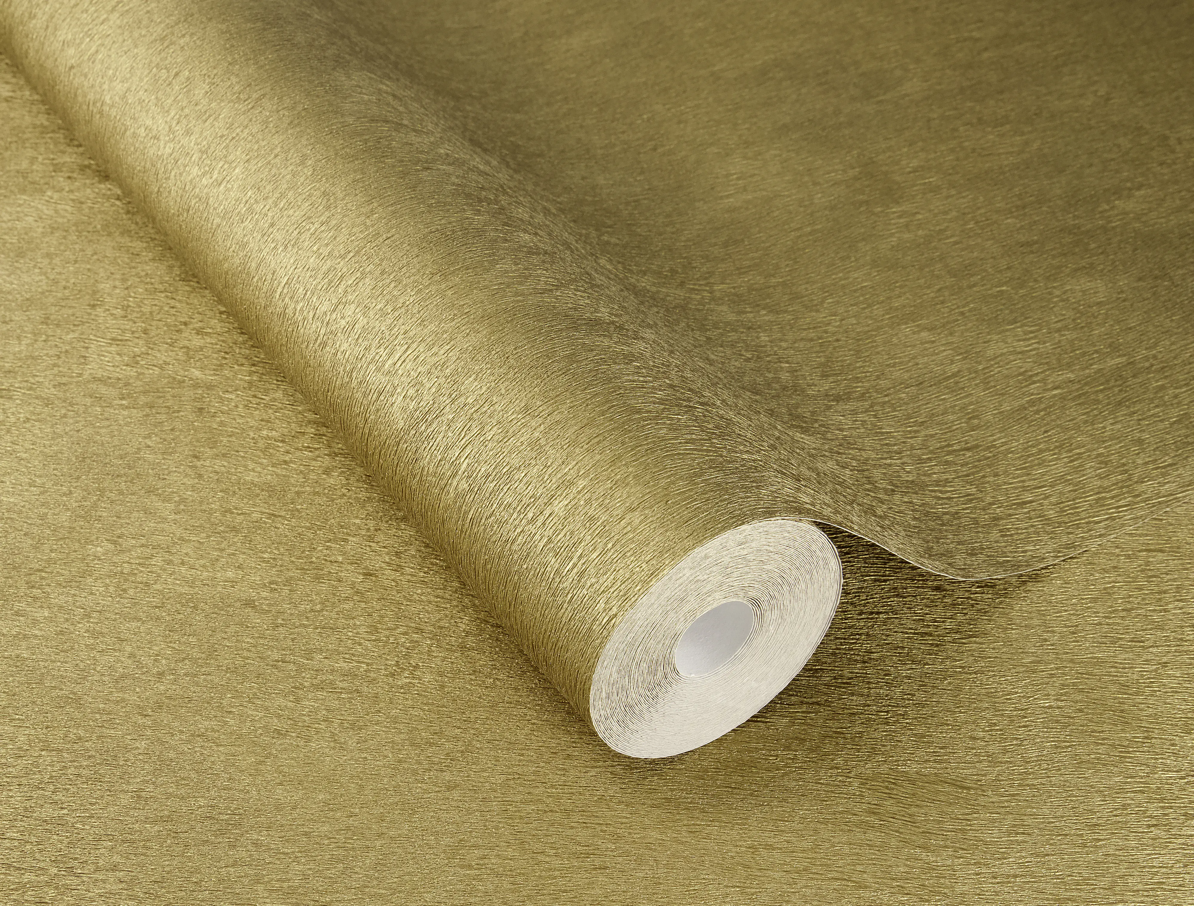 Rasch Vliestapete 751031 Gold-Mattgold Uni 10,05 m x 0,53 m
