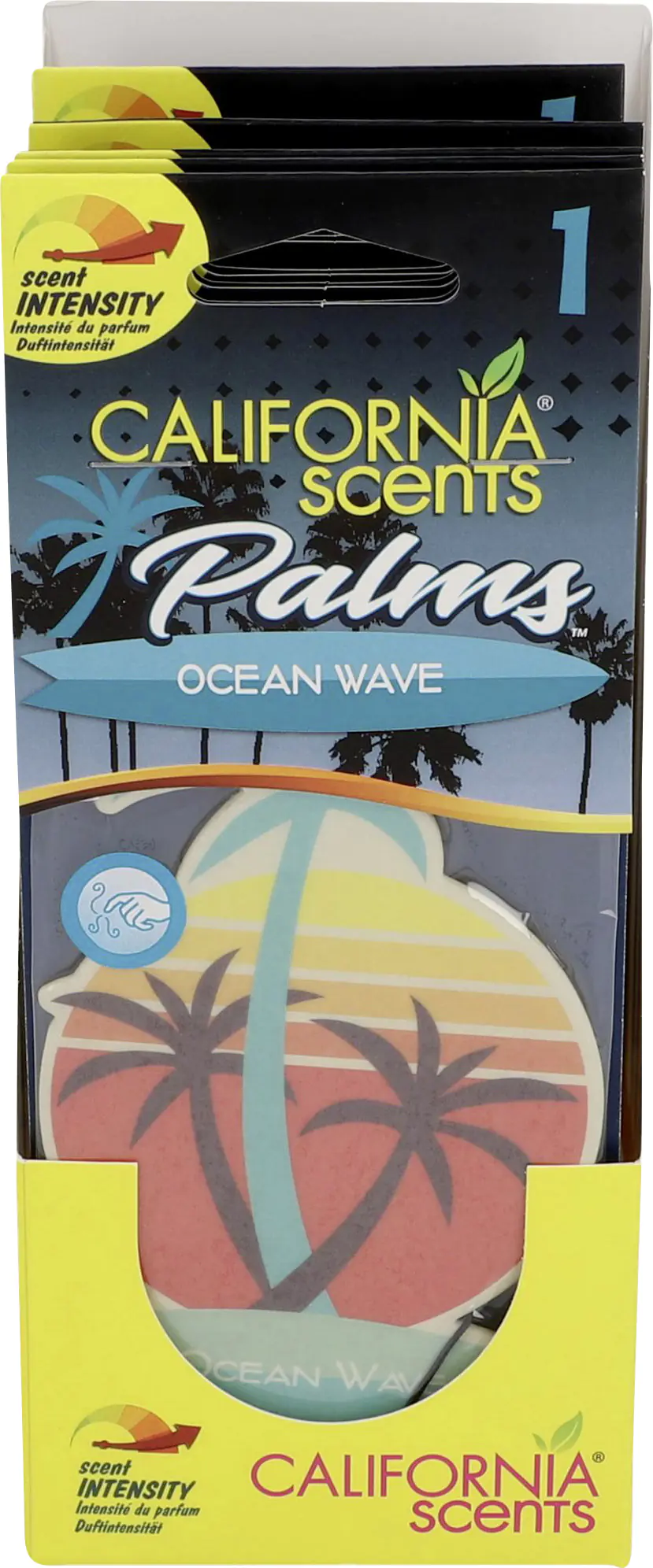 California Scents Papierlufterfrischer Palm Ocean Wave