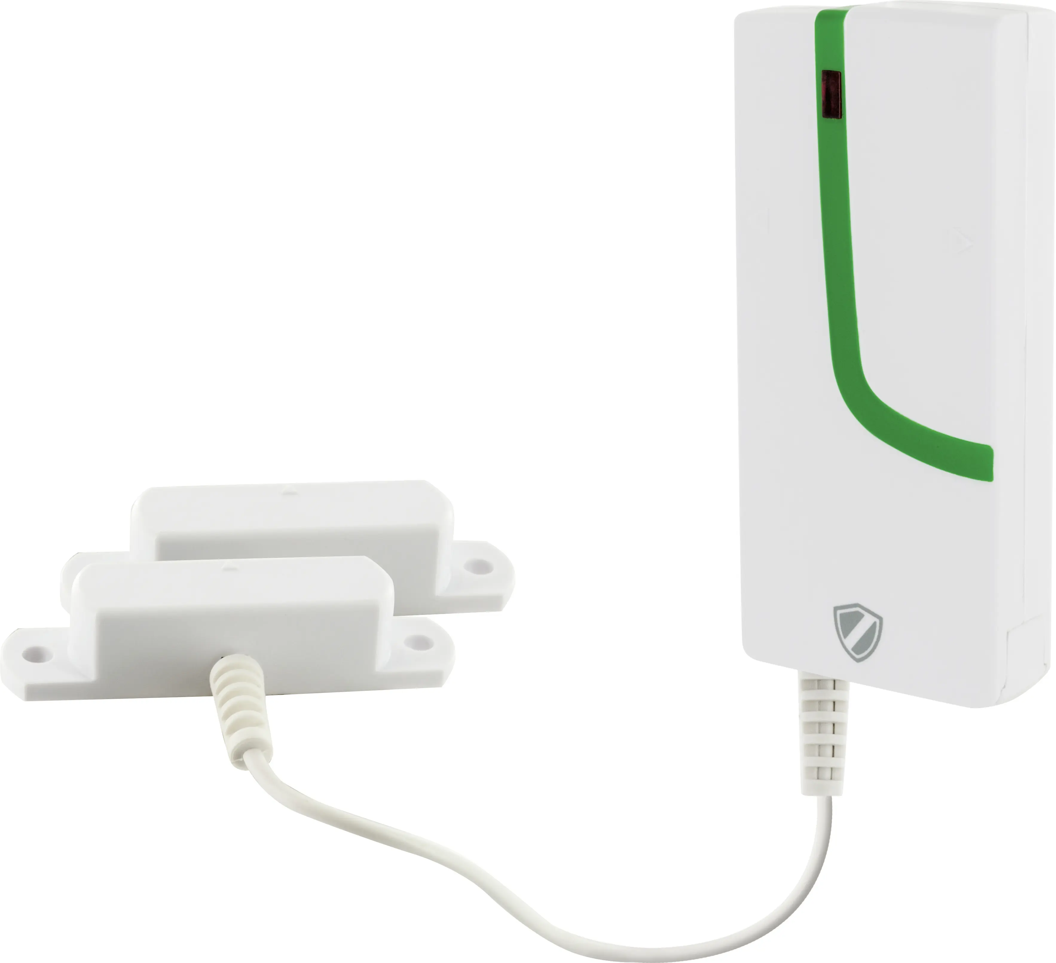 Schwaiger Garagen- und Schiebetürensensor Green Guard weiß