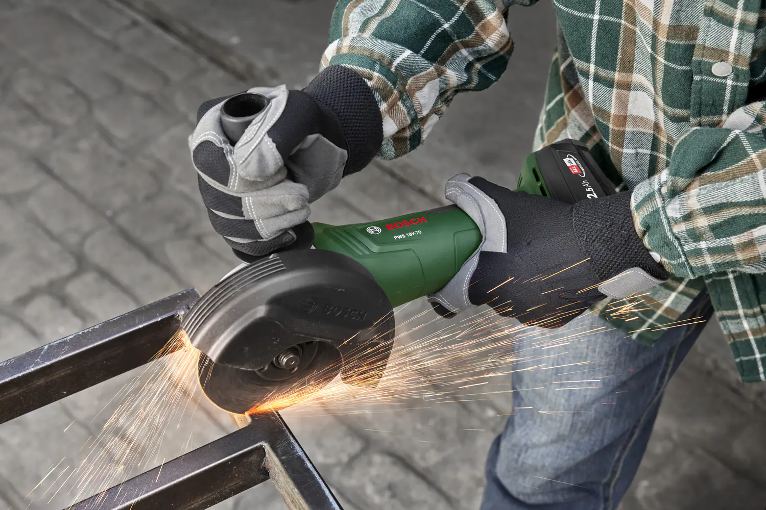 Bosch Akku-Winkelschleifer PWS 18V-70 125 mm Solo