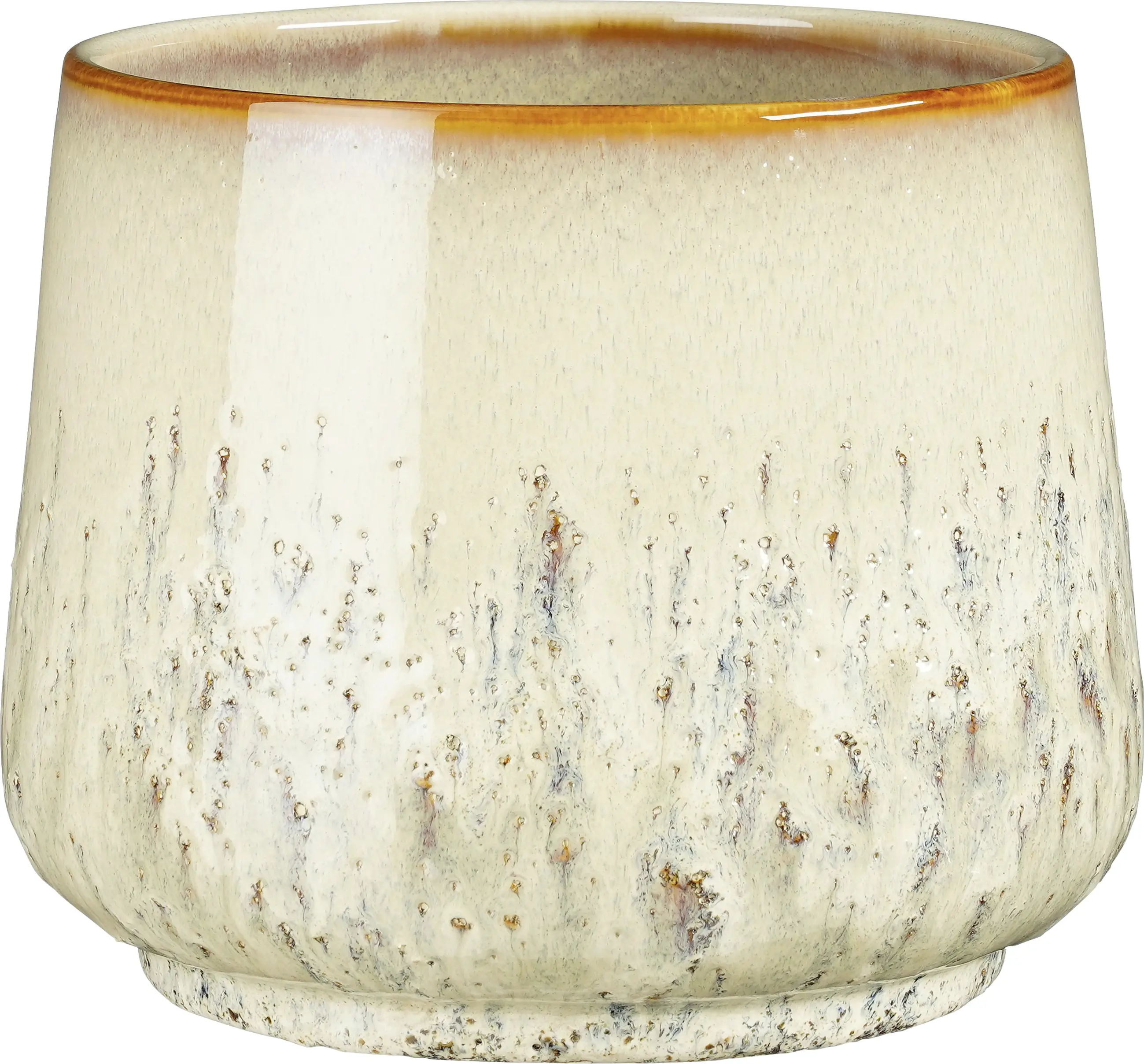 Mica Decorations Topf Mylo ceramic 16 x 19 cm beige