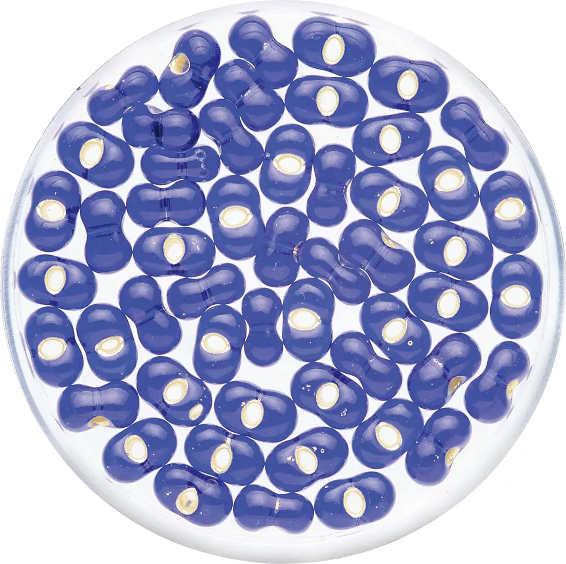 Glorex Farfalle Silbereinzug 6,5 mm 17 g, dunkelblau