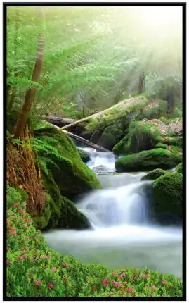 papermoon Infrarotheizkörper EcoHeat 60X100 cm 600 Watt, Wasserfall Moos papermoon Infrarotheizkörper EcoHeat 60X100 cm 600 Watt, Wasserfall Moos