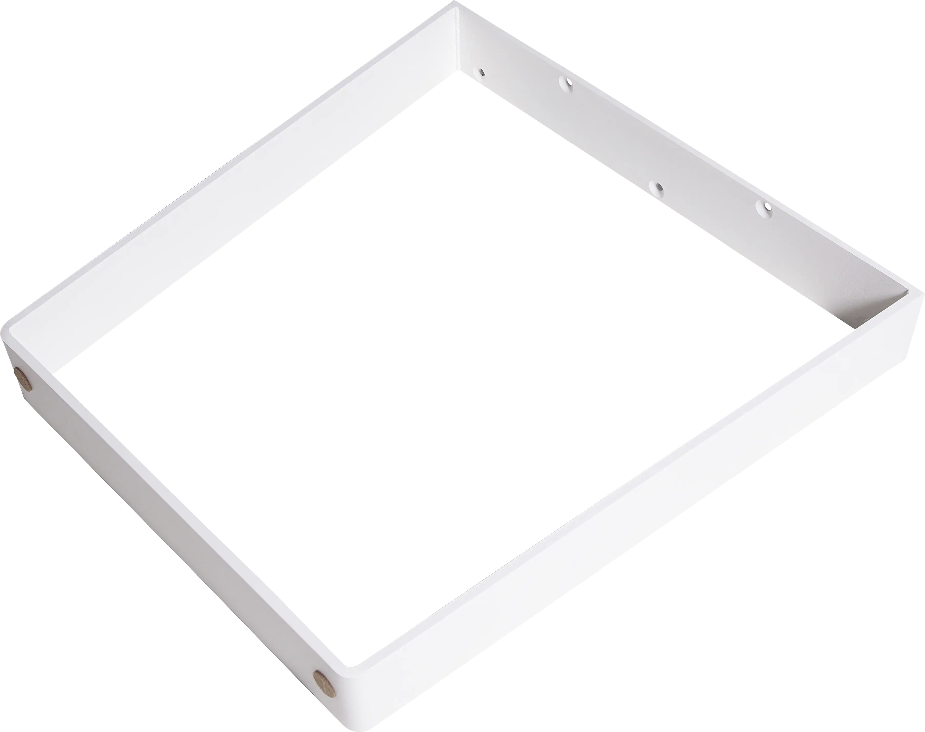 Dieda Tischbein V-Form weiß Maße: 71,0 x 70,0 x 10,0 cm