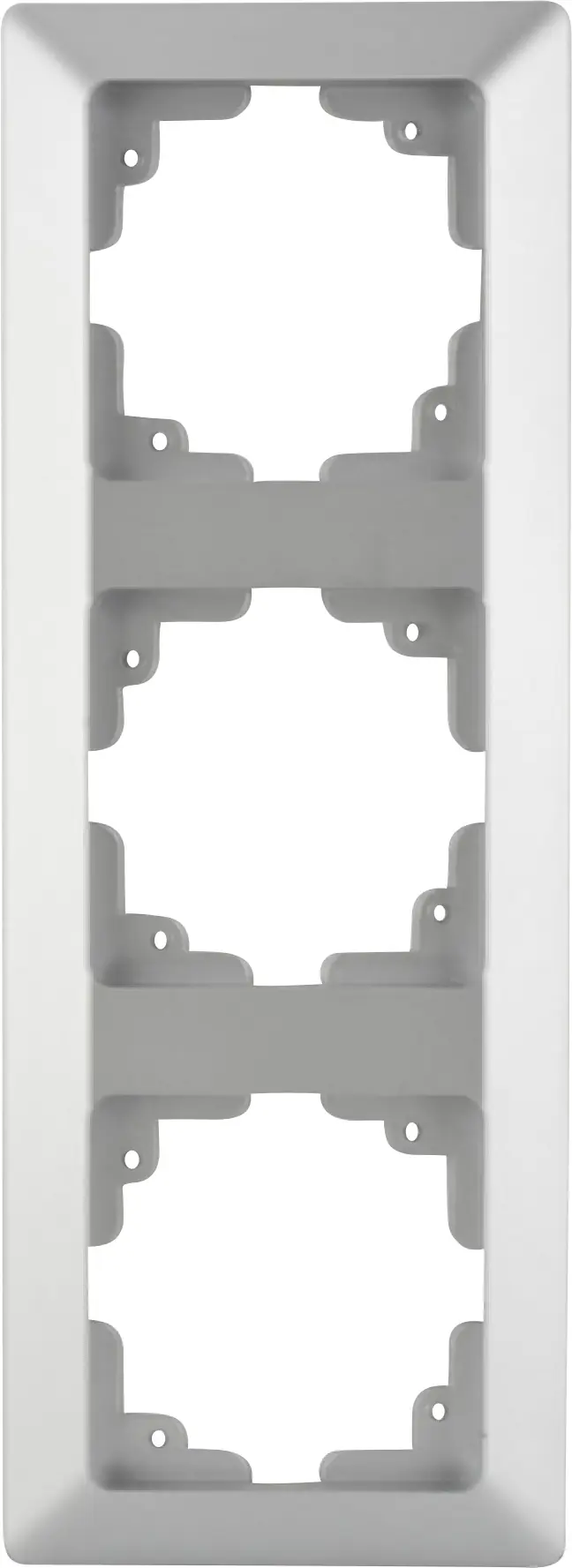 Unitec Abdeckrahmen LeMans 3-fach Serie 603 silber