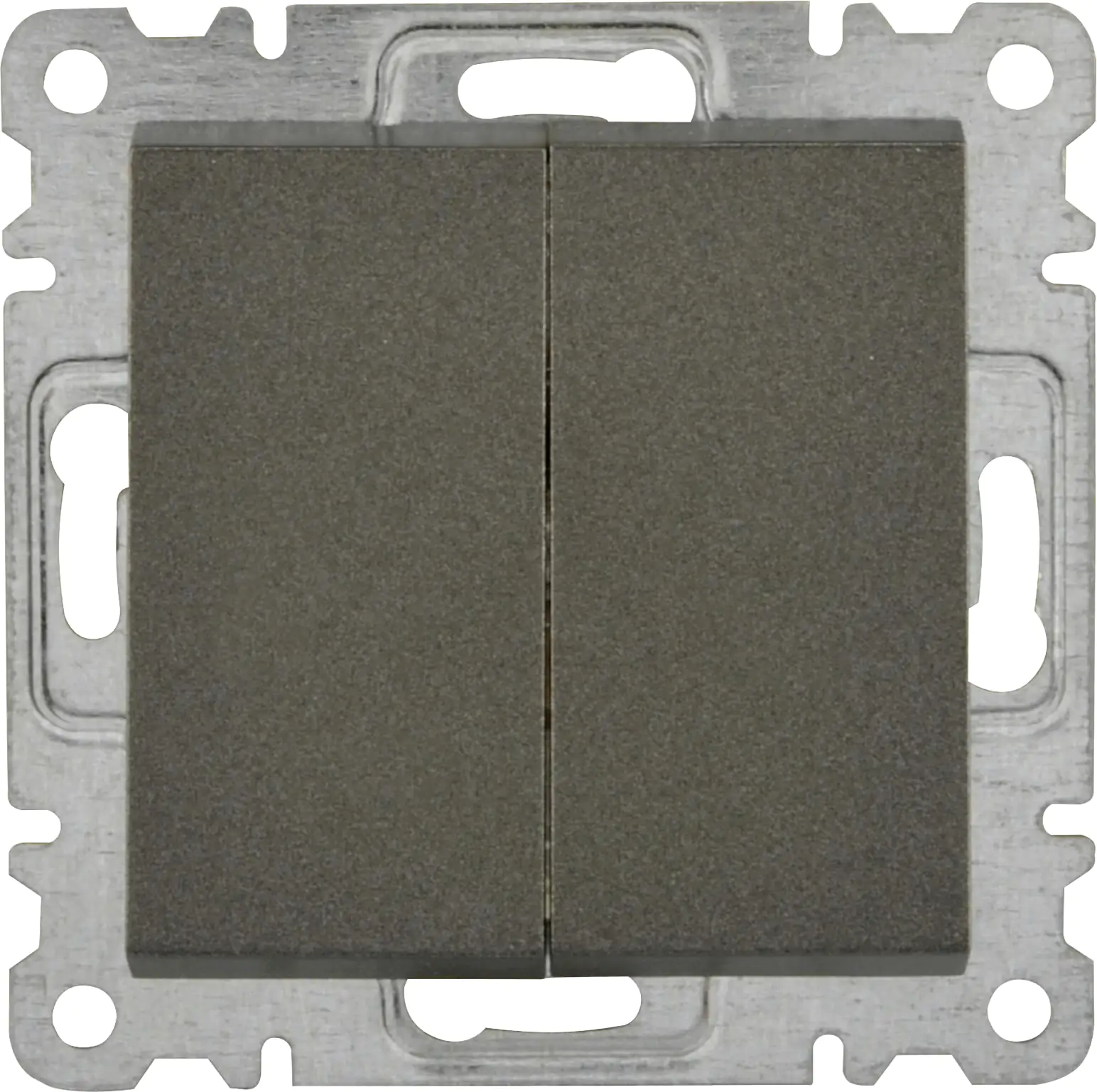 Unitec Serienschalter anthrazit, Serie Karea Unitec Serienschalter anthrazit, Serie Karea