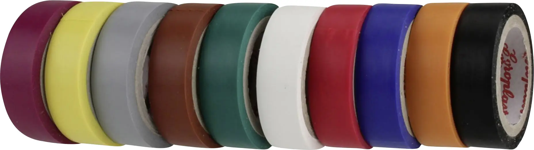 COROPLAST PVC-Isolierband 0,15x12mm farb 10tlg