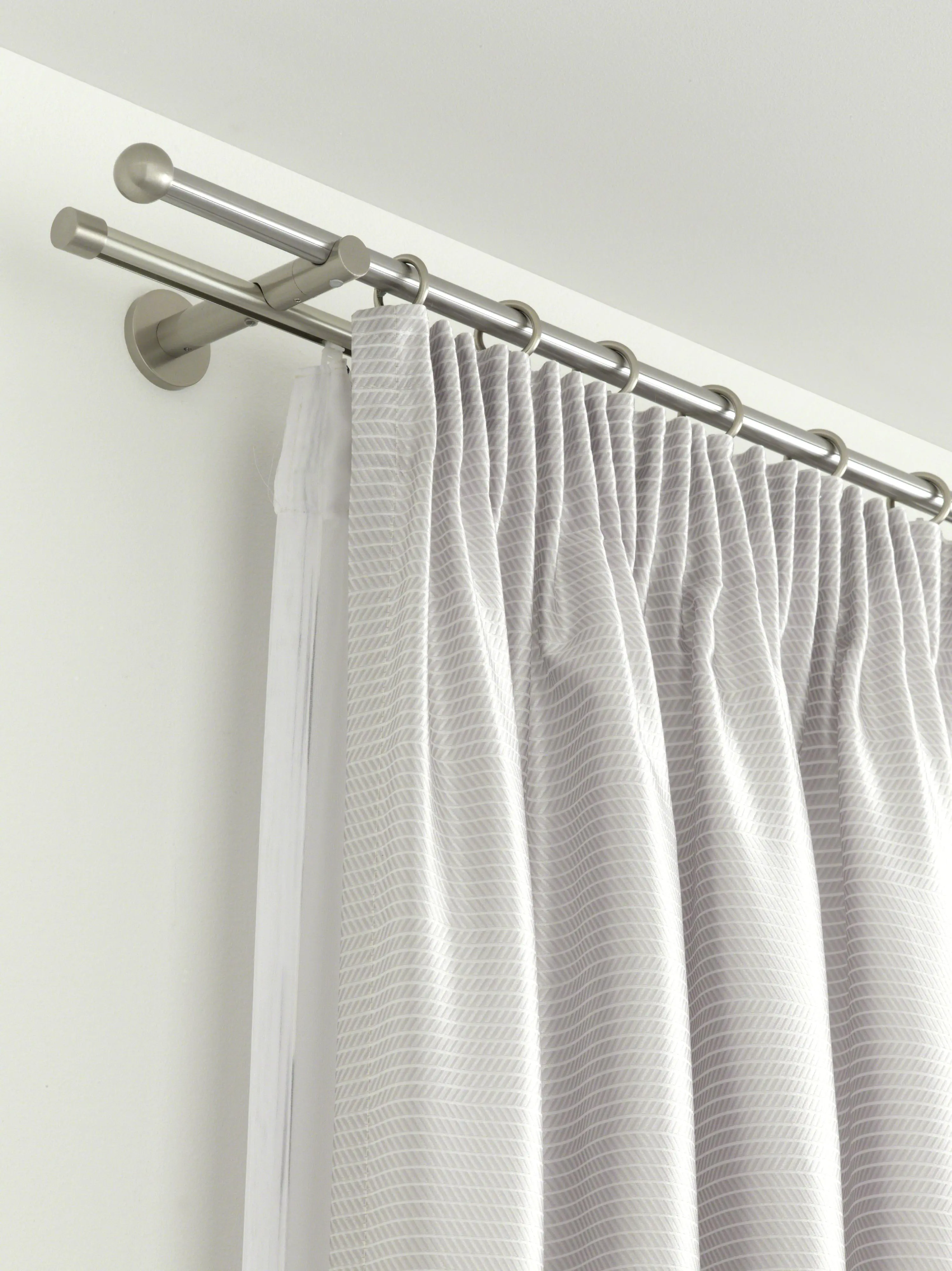 Gardinia Gardinenstange mit Innenlauf Memphis, Ø 16 mm, 120 cm
