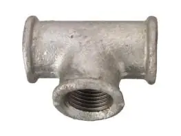 Cornat Temperguss-T-Stück Nr. 130 verzinkt, 1 1/4" IG, 1" IG