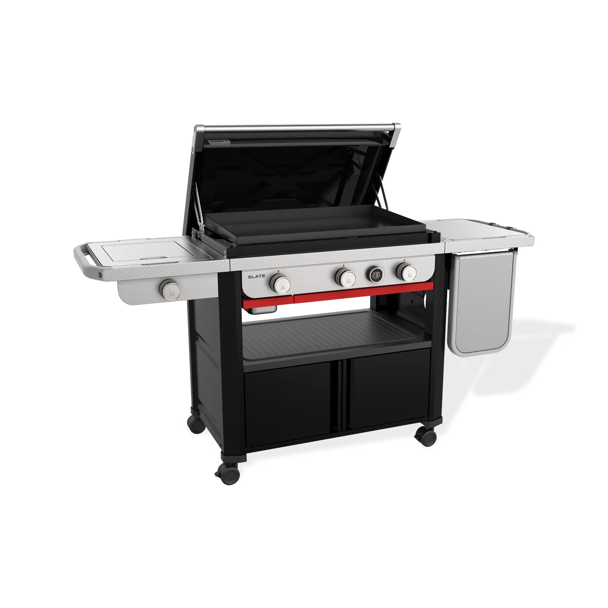Weber Gasgrill Slate GPSB Plancha Grillfläche: 76 x 46 cm