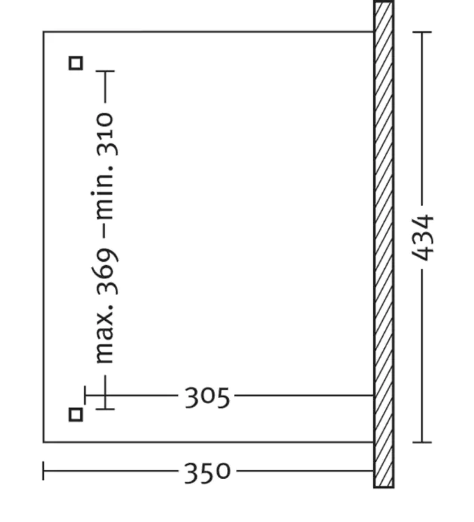 SKAN HOLZ Terrassenüberdachung Ancona 434 x 350 cm, Leimholz, natur