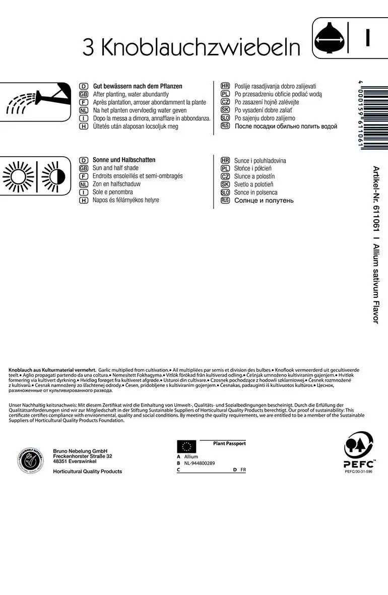 Kiepenkerl Knoblauch Flavor 3 Stück