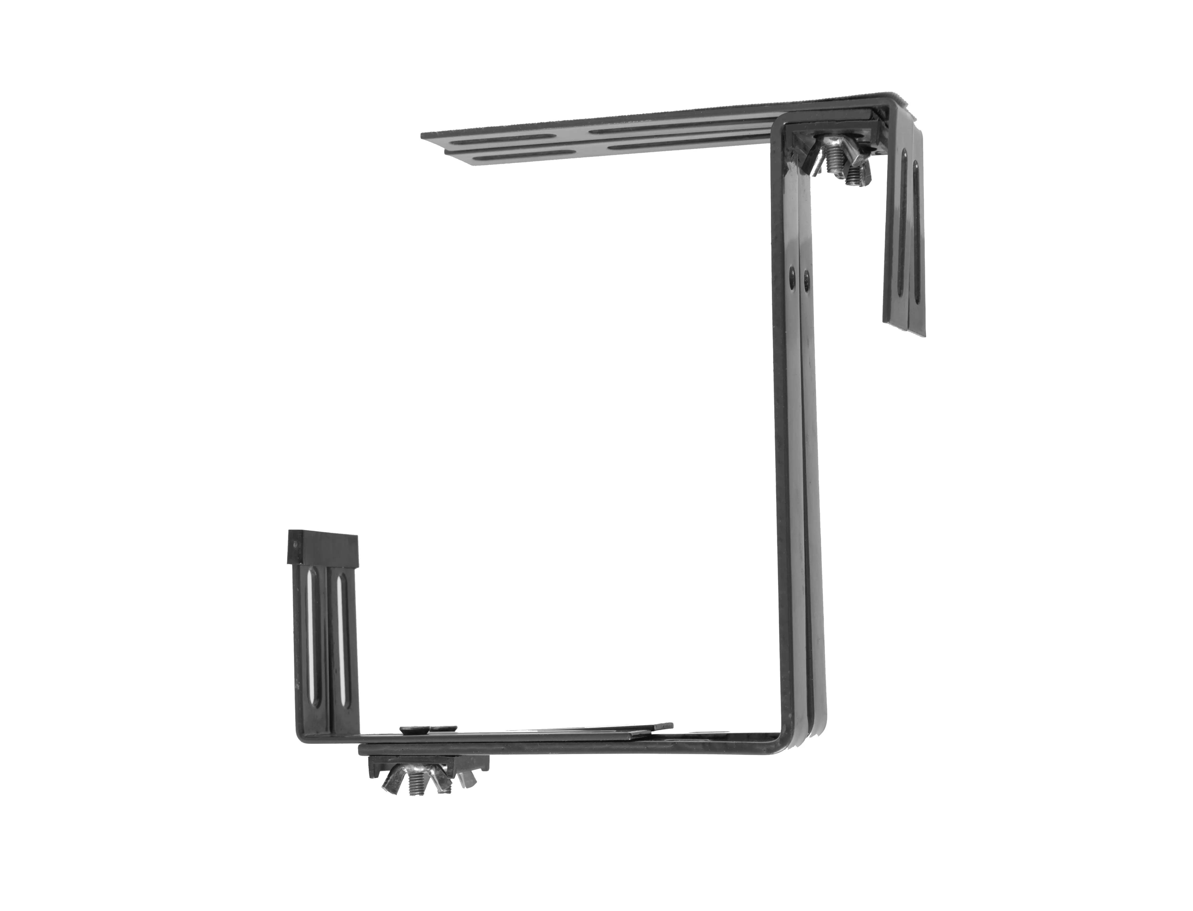 TrendLine Blumenkastenhalter anthrazit 2-fach verstellbar - 2 Stück