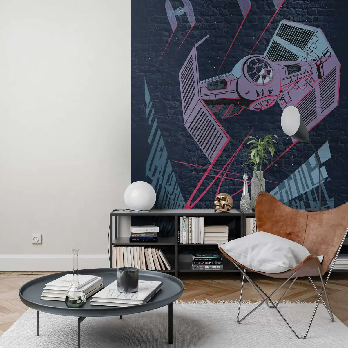 4055065510298_1 Komar Vlies Fototapete Star Wars Classic TIE-Fighter 200 x 280 cm