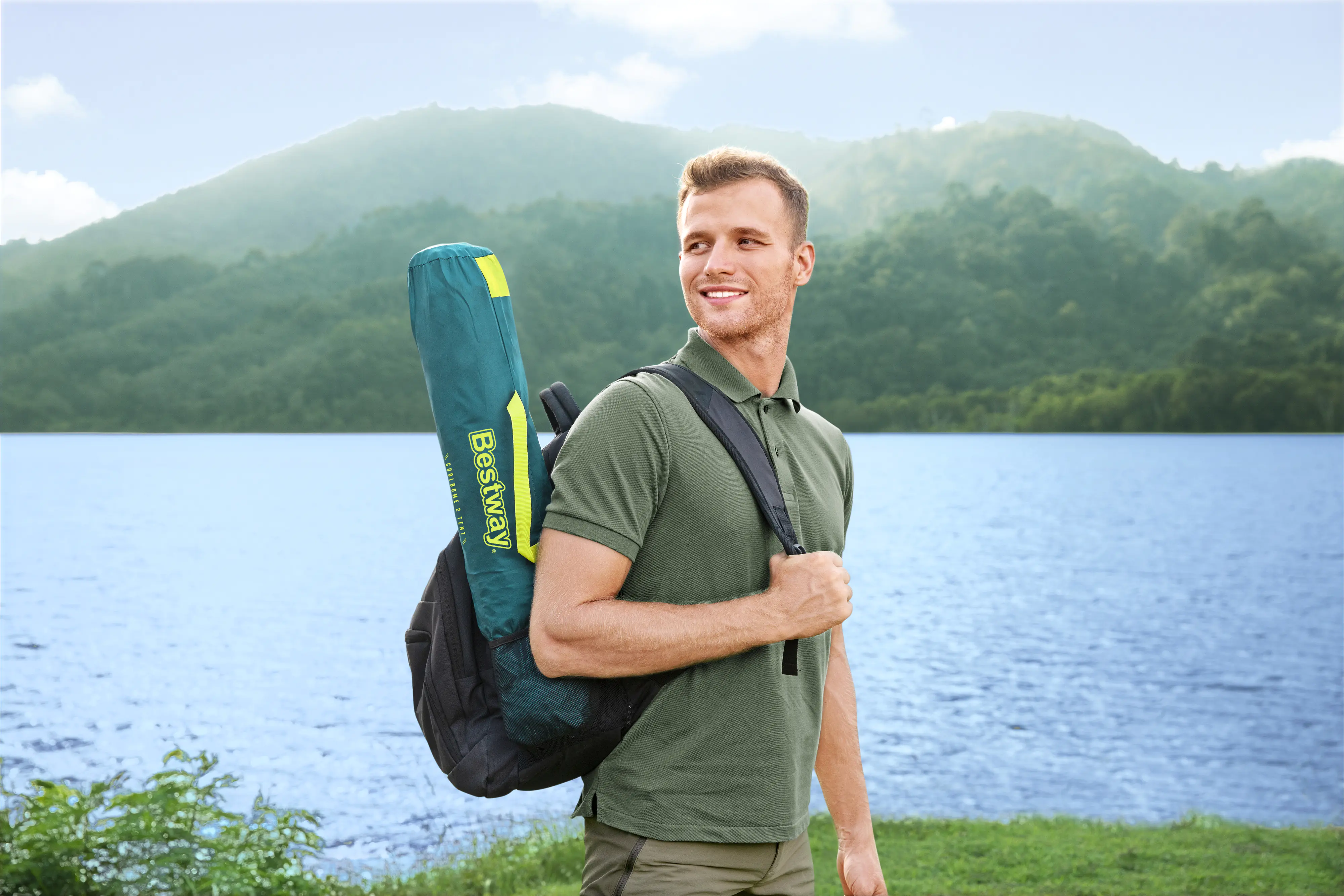 Bestway 3-Personen-Zelt Cool Dome 3 grün 210 x 210 x 130 cm