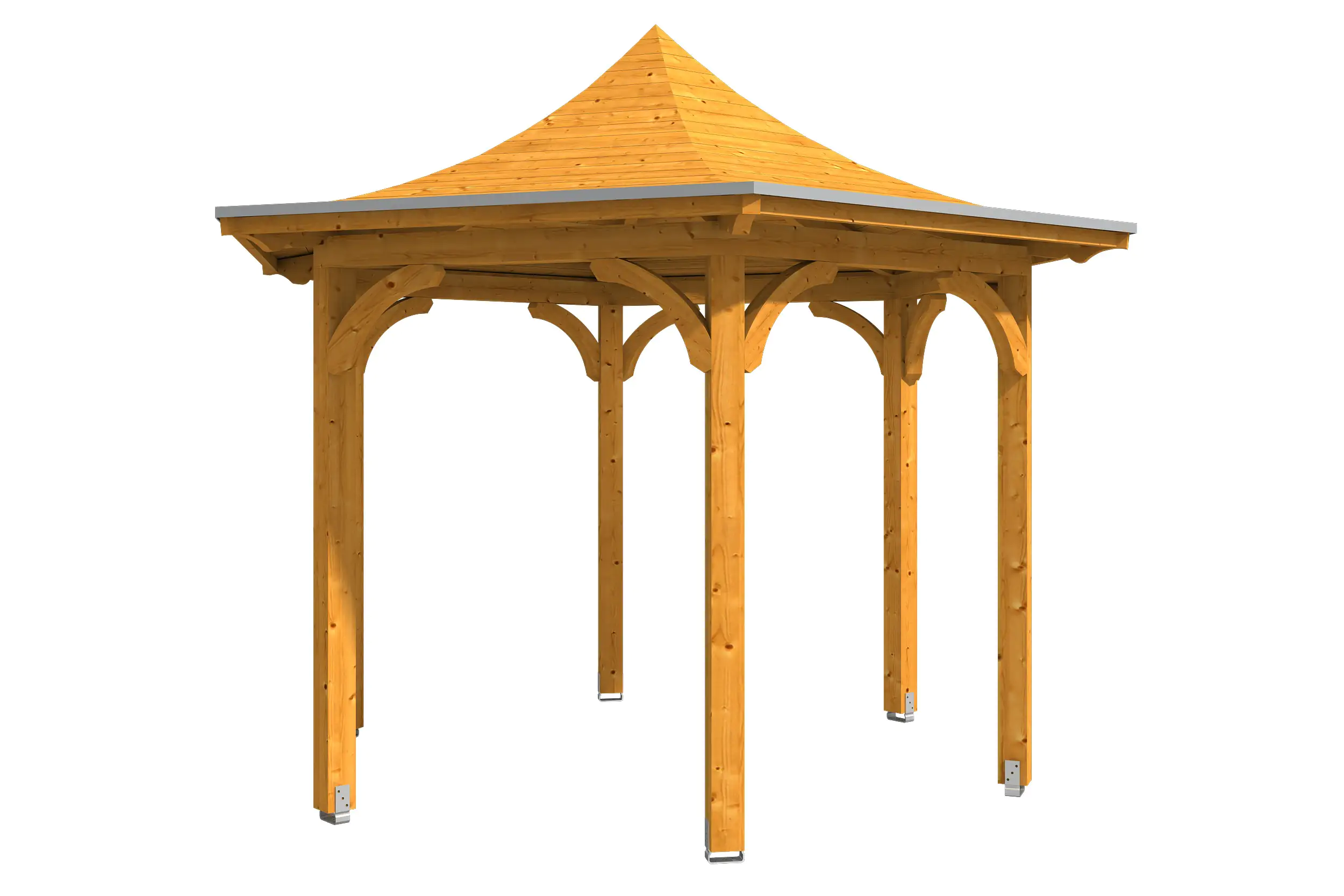 4018211007615_02 SKAN HOLZ Pavillon Versailles Leimholz, lasiert in Eiche hell