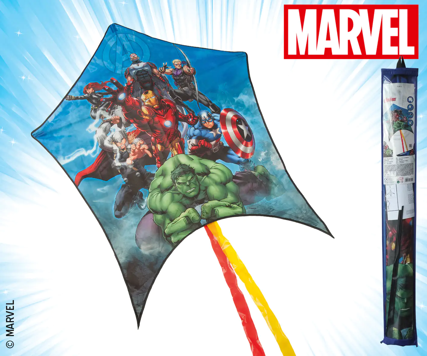 Happy People Flugdrache Marvel Avengers 105 x 128 cm