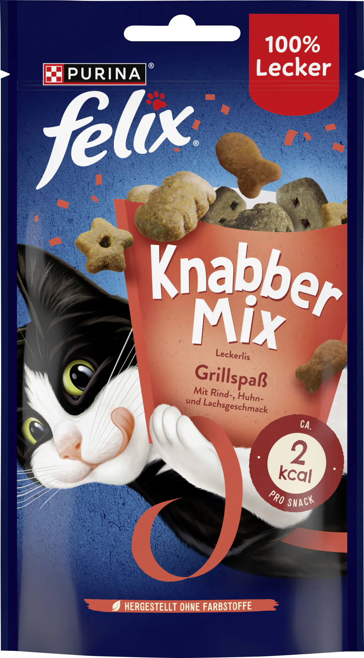 Felix Knabbermix Katzensnack Grillspaß 60g