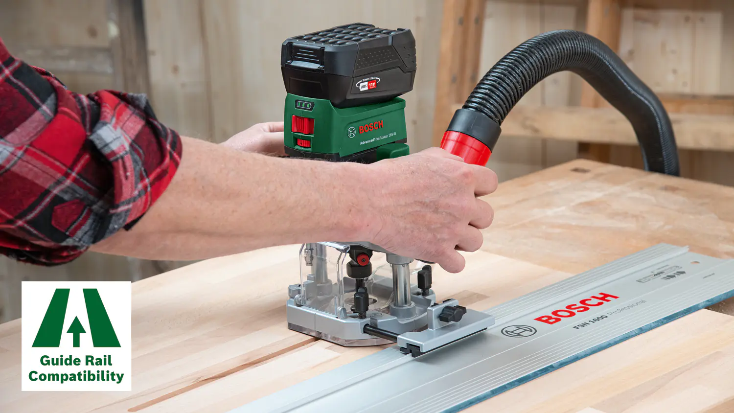 Bosch Akku-Oberfräse Router Combi Set 18V Solo Bosch Akku-Oberfräse Router Combi Set 18V Solo