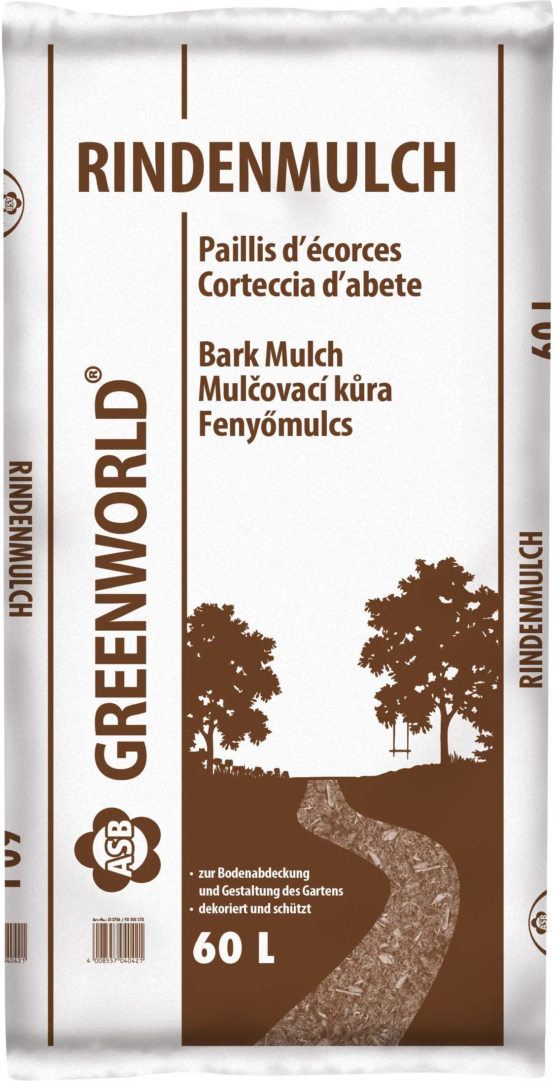 Rindenmulch 0-40 mm 60 L