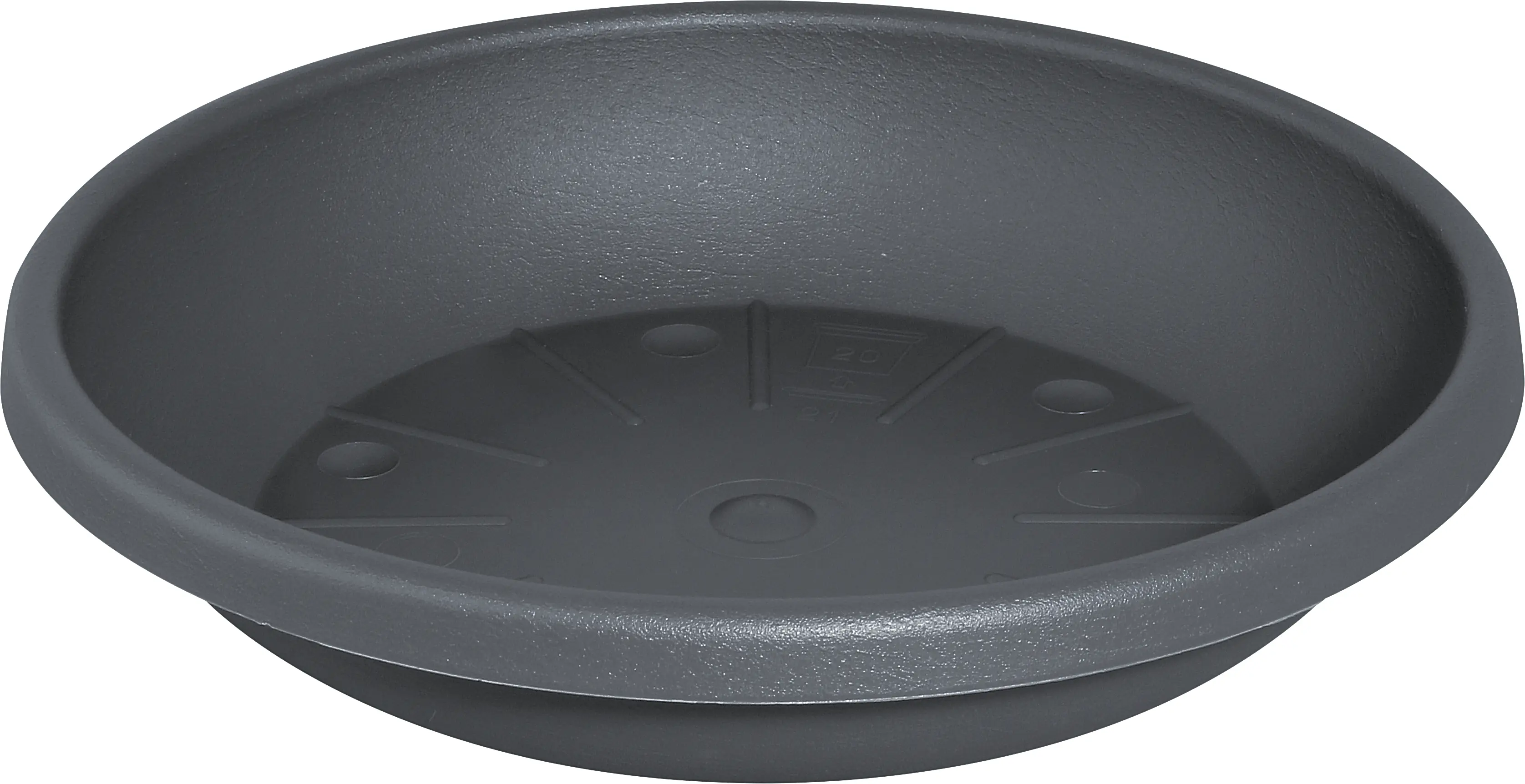 Geli Blumentopfuntersetzer Cylindro Ø 21 cm anthrazit