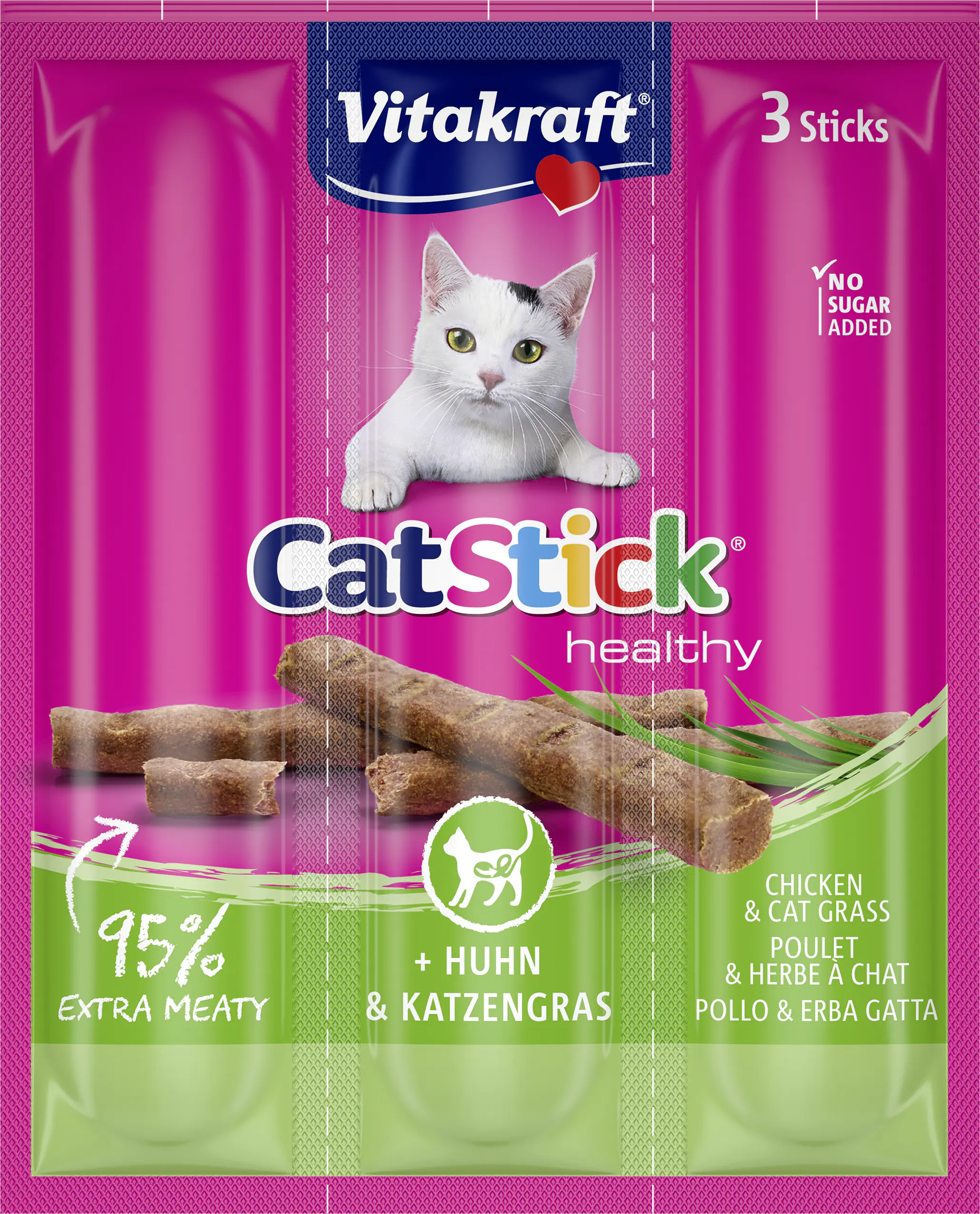 Vitakraft Katzensnack Huhn & Katzengras