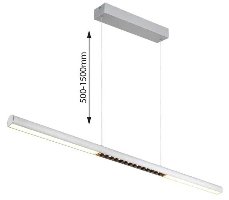 Globo Hängeleuchte Cody 120 x 150 cm L x B x H gebürstet