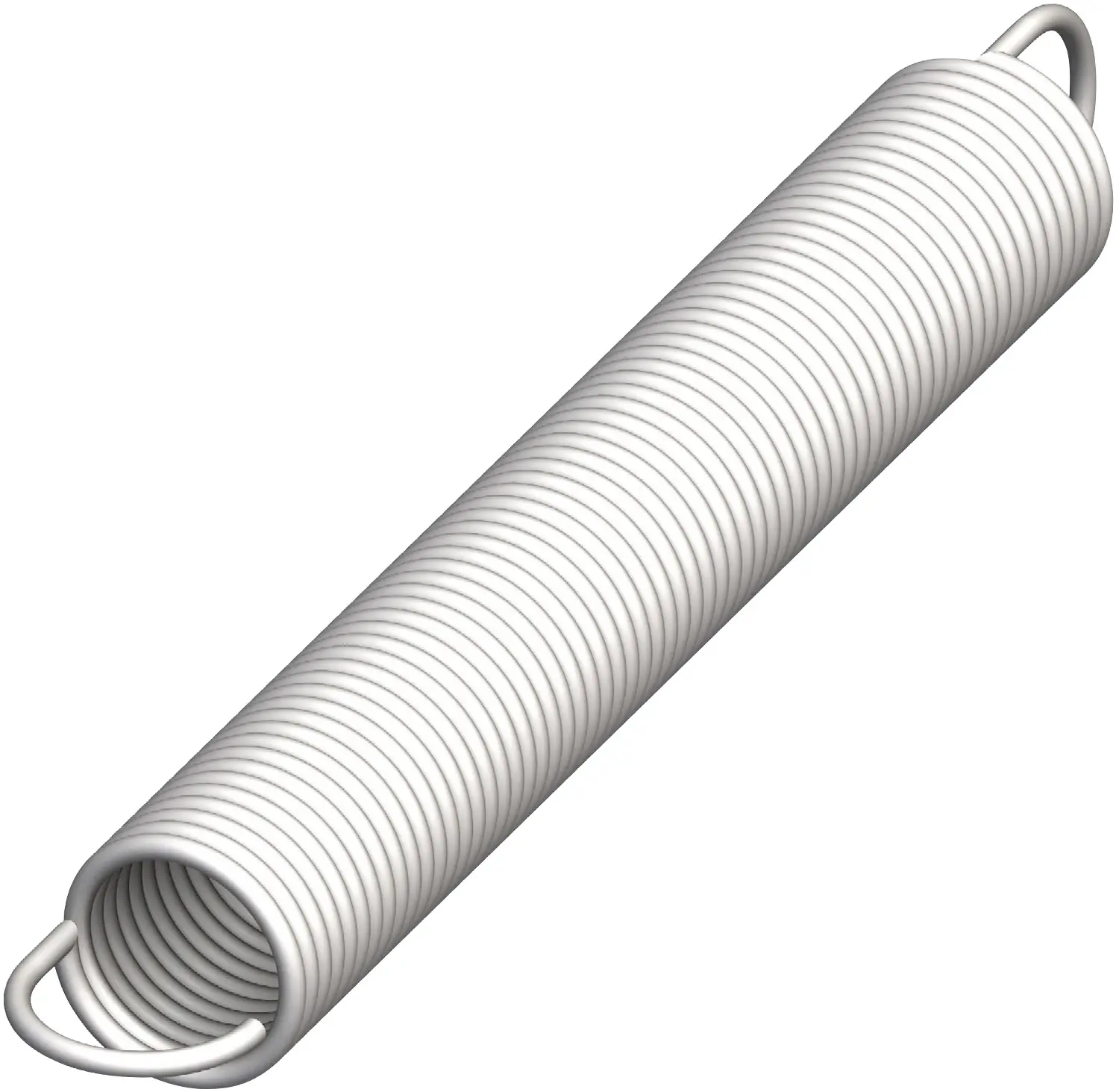 alfer Zugfeder M5, Maß B: 7.5 mm Stahl roh natur