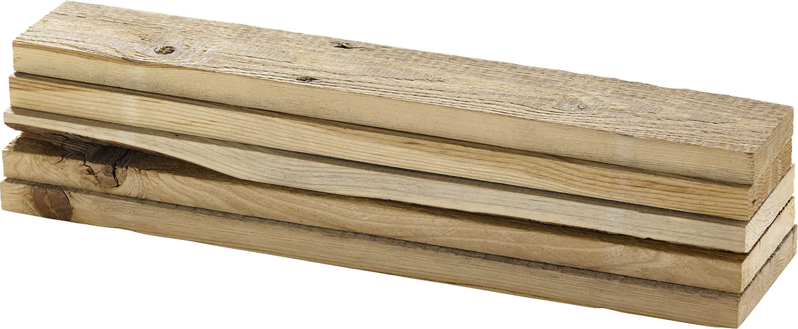 Altholzbretter Fichte/Tanne/Kiefer Breite 8-12 cm x Länge 50 cm, 5 Stk.