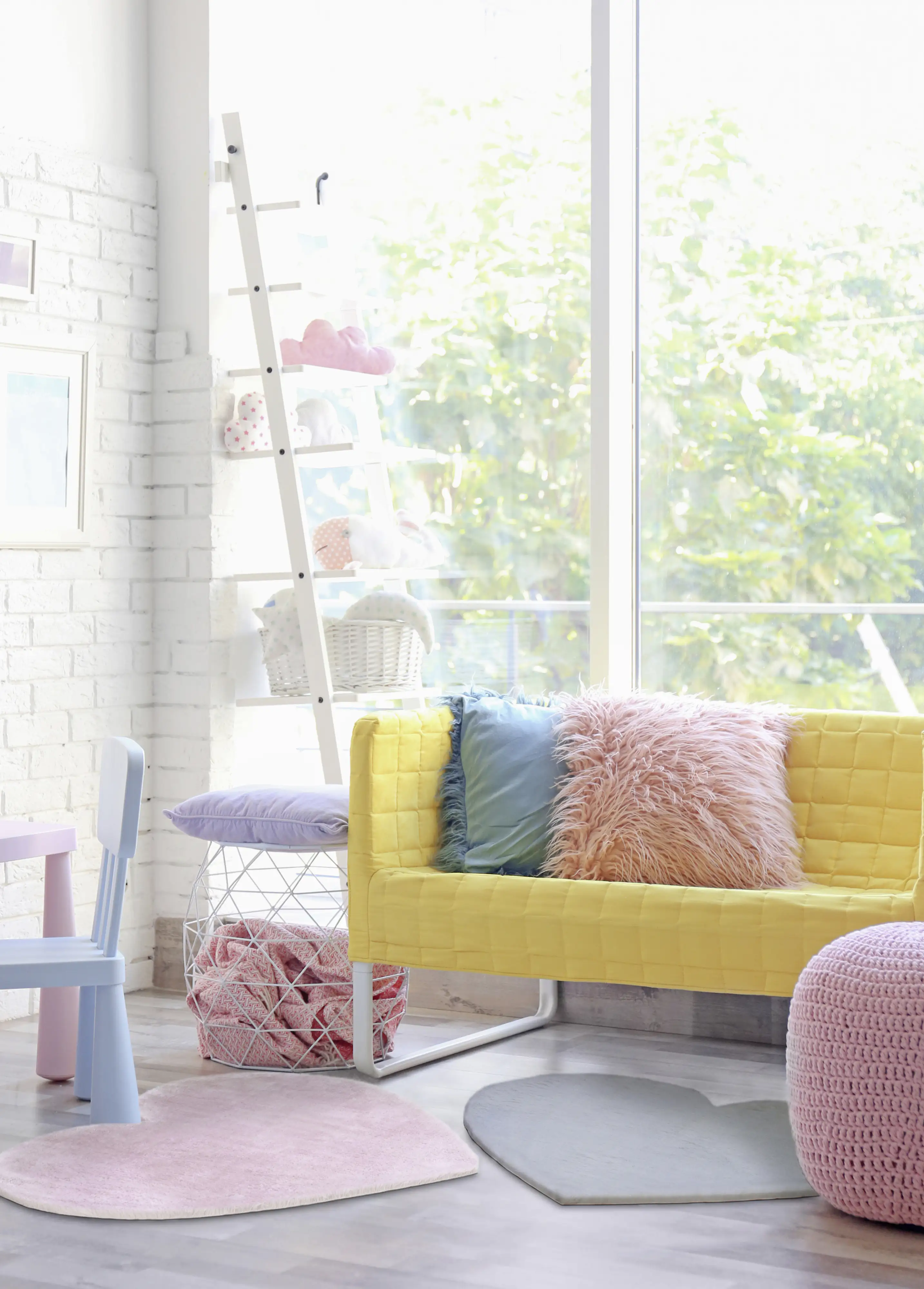 Kunstfellteppich Lambskin Herz, rosa, 70 x 80 cm