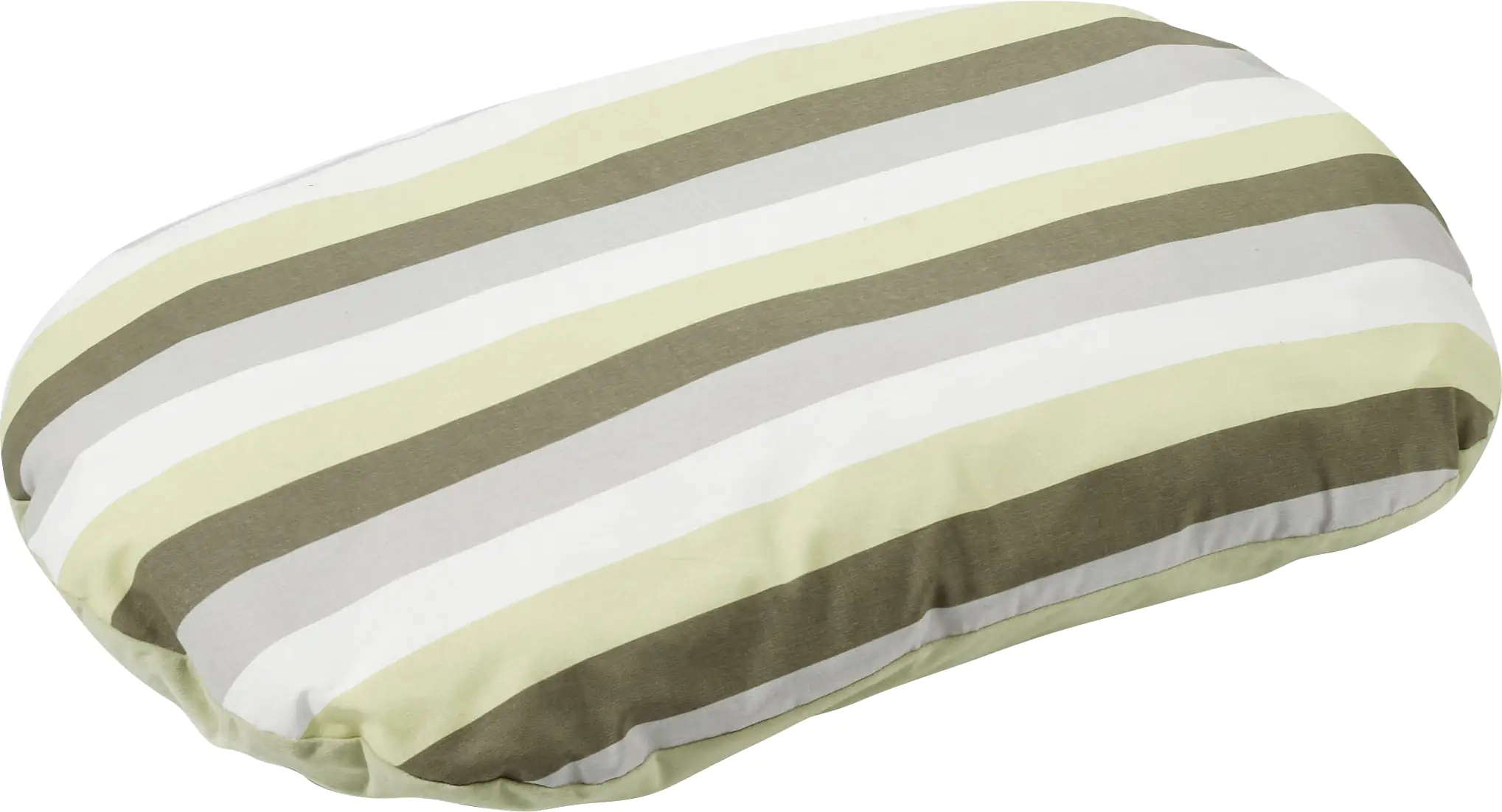 Aumüller Kuschelkissen oval L 55 x B 40 x H 10 cm gestreift Aumüller Kuschelkissen oval L 55 x B 40 x H 10 cm gestreift