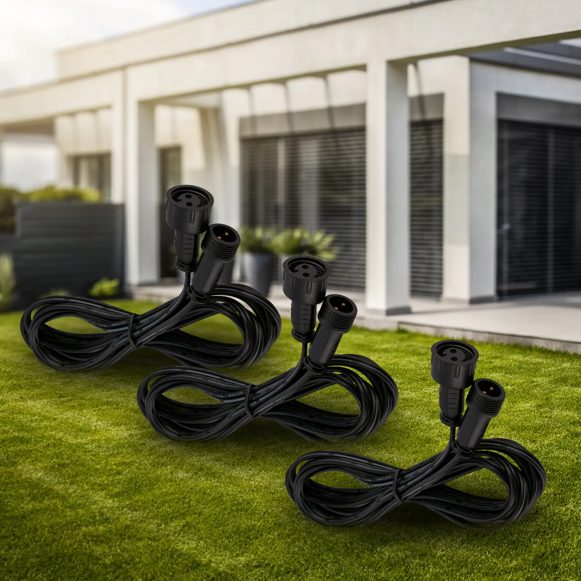 Briloner Verlängerung 3x2 m Connect to Shine 3er Set schwarz Briloner Verlängerung 3x2 m Connect to Shine 3er Set schwarz