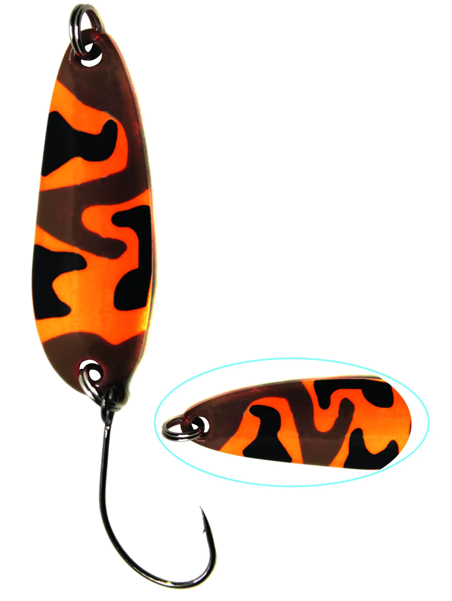 Paladin Trout Spoon Camo camoflage-orange-braun 3,6g