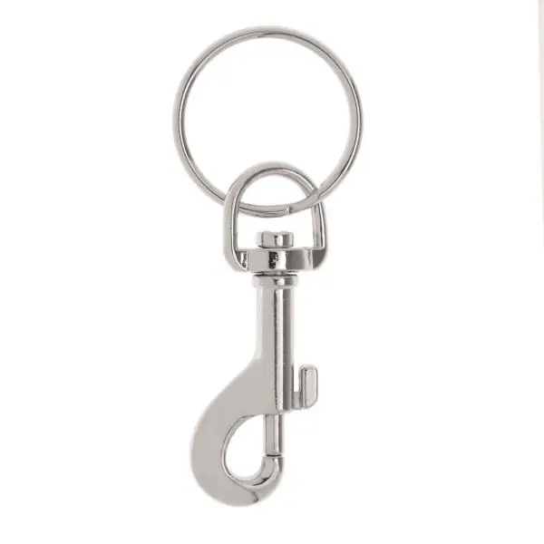 Glorex Schlüsselanhänger 1 Karabiner Ring 30 mm
