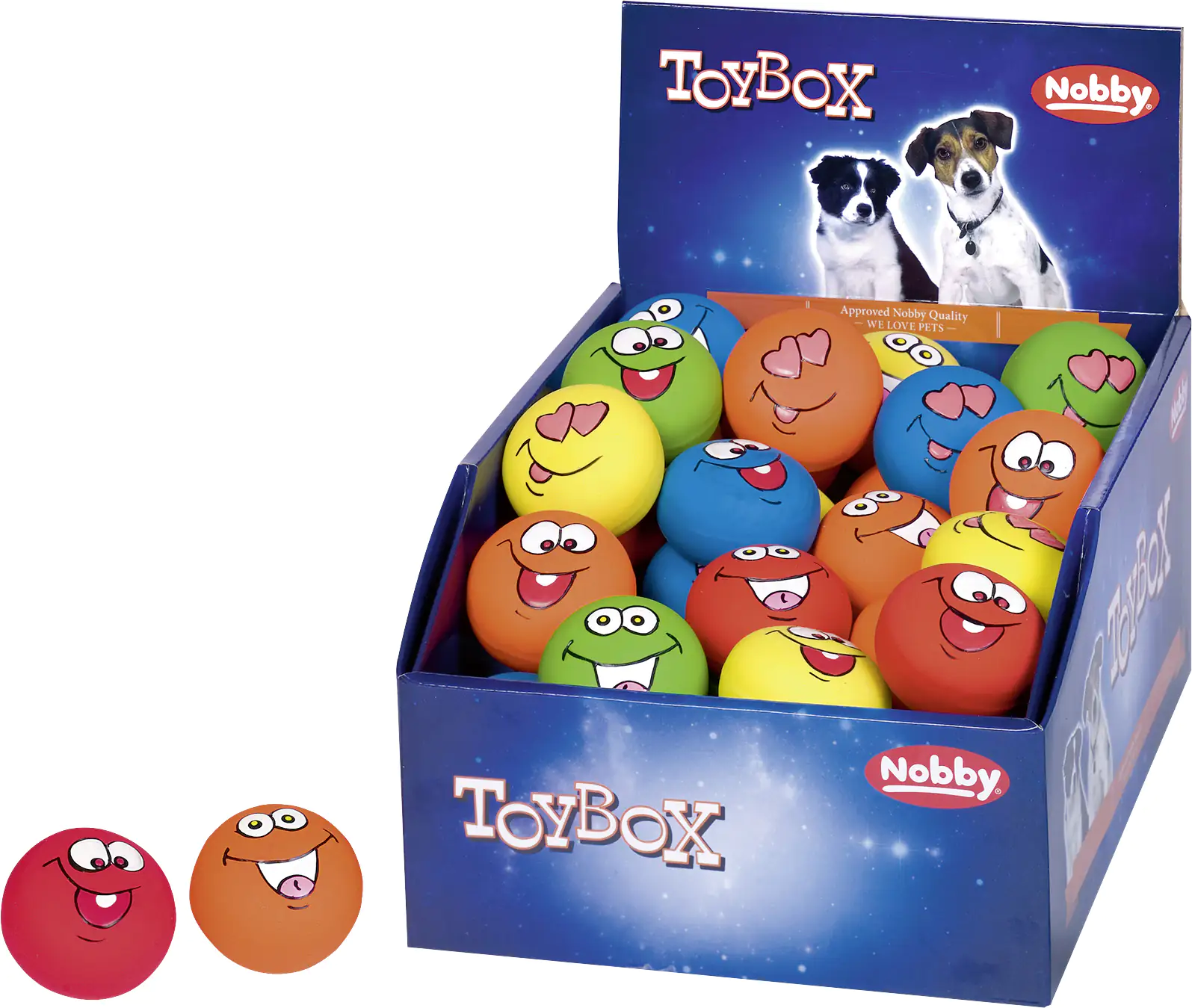 Nobby Latex Crazy Faces Hundespielzeug 5,5 cm Nobby Latex Crazy Faces Hundespielzeug 5,5 cm