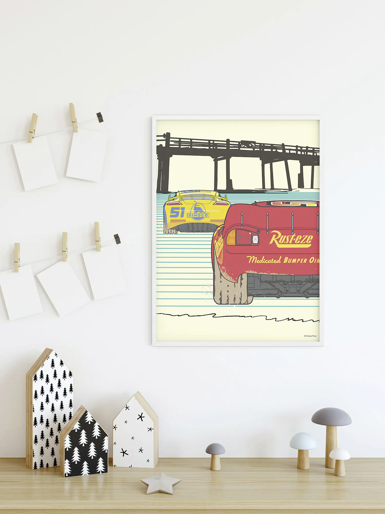 Komar Wandbild Cars Strengthen Tog 50 x 70 cm