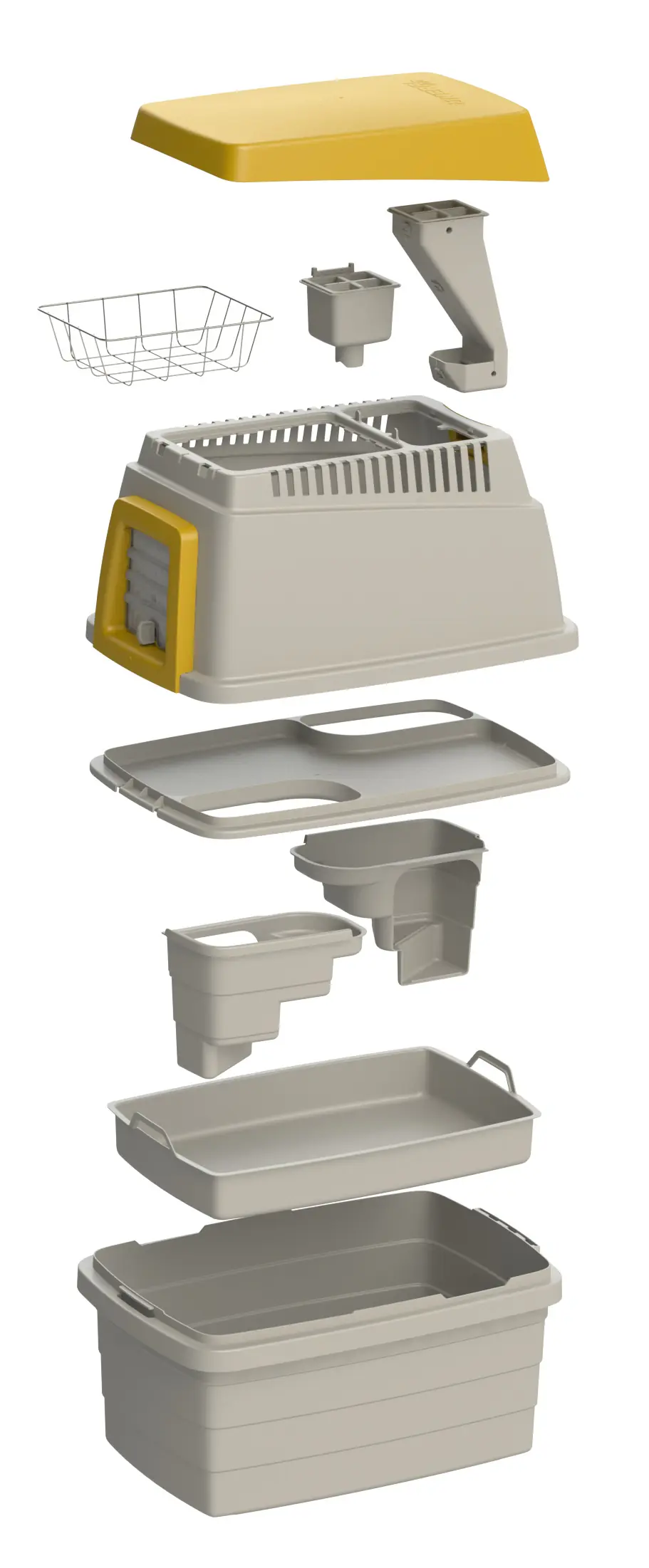 Kerbl Kaninchenbau Bunny Base Komplettset, grau/orange, L 58 x B 38,5 x H 55 cm Kerbl Kaninchenbau Bunny Base Komplettset, grau/orange, L 58 x B 38,5 x H 55 cm