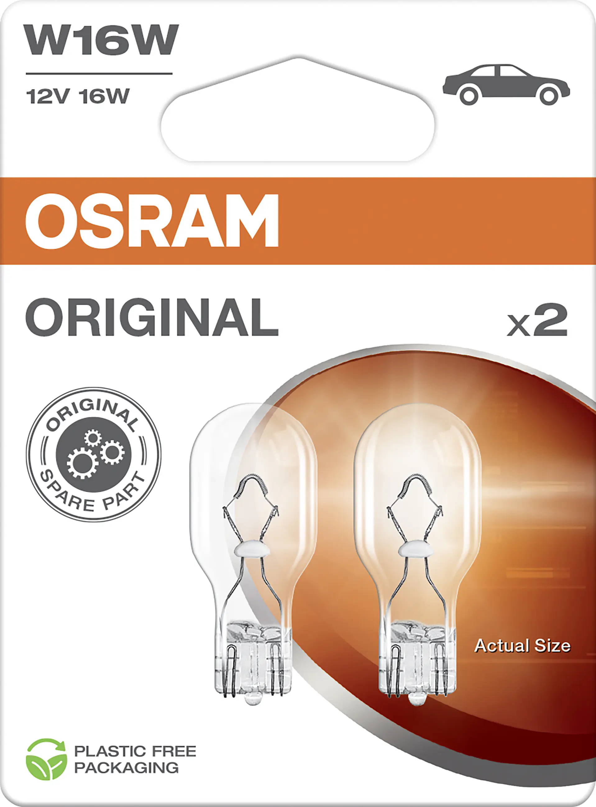 Osram Signallampe W16W Original 2.0 2 Stück