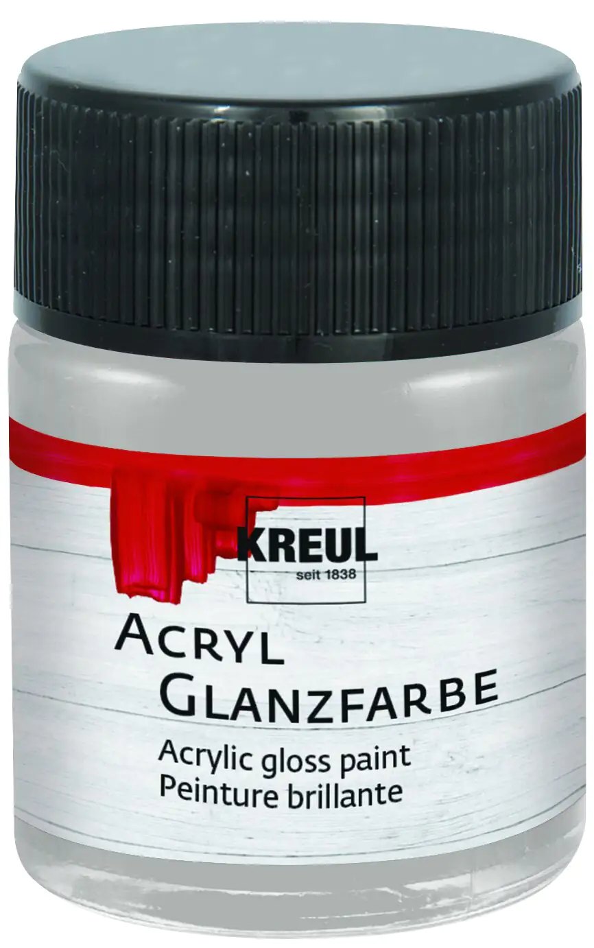 Kreul Acryl Glanzfarbe silber 50 ml Kreul Acryl Glanzfarbe silber 50 ml
