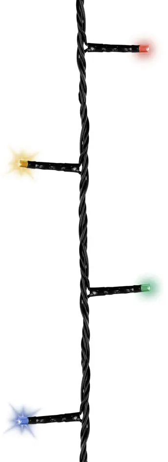 Kaemingk LED Lichterkette Basic twinkle Timer 40 LED bunt