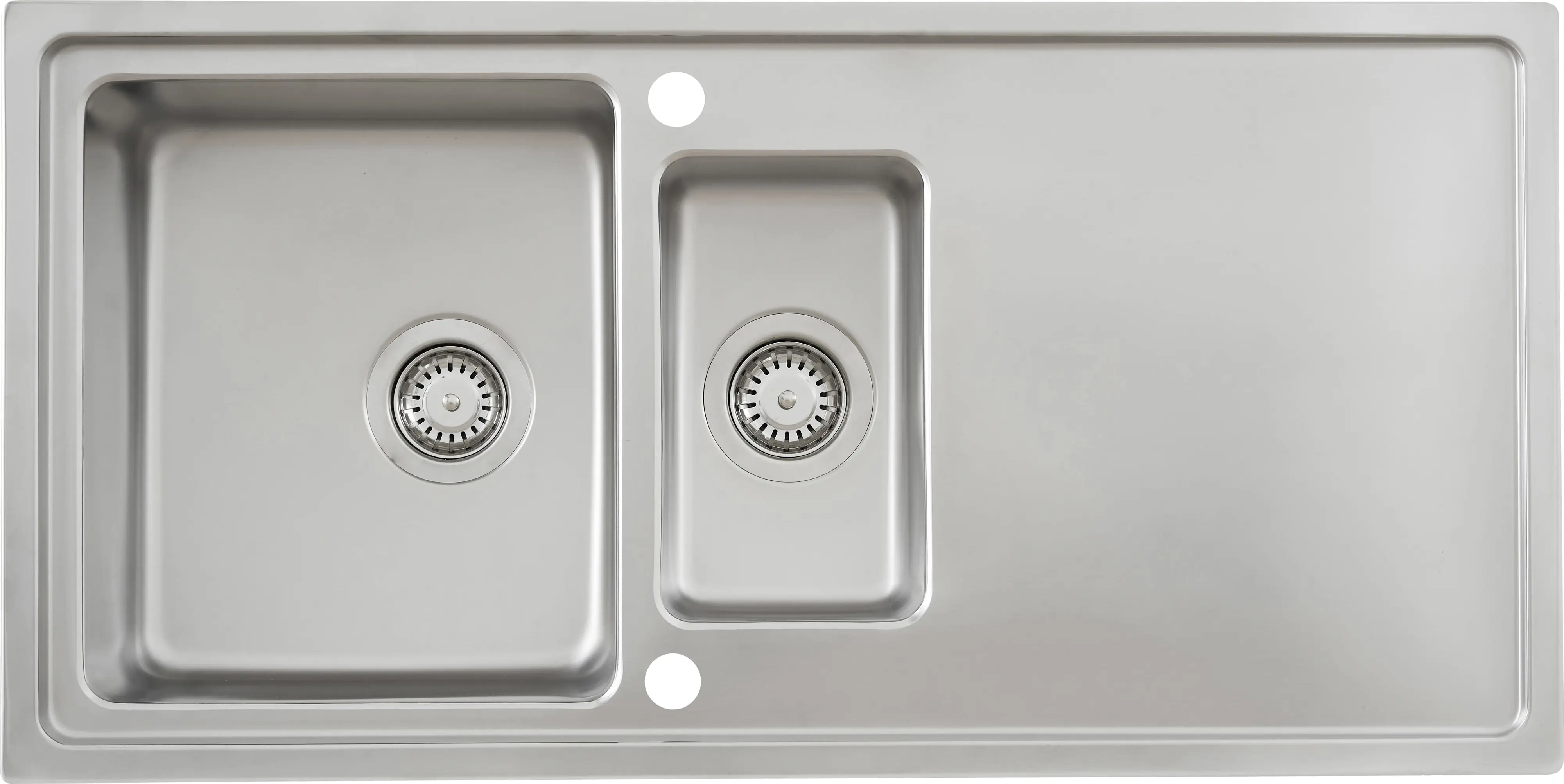 respekta Edelstahlspüle CHICAGO 100 x 50 cm 100 x 50 cm